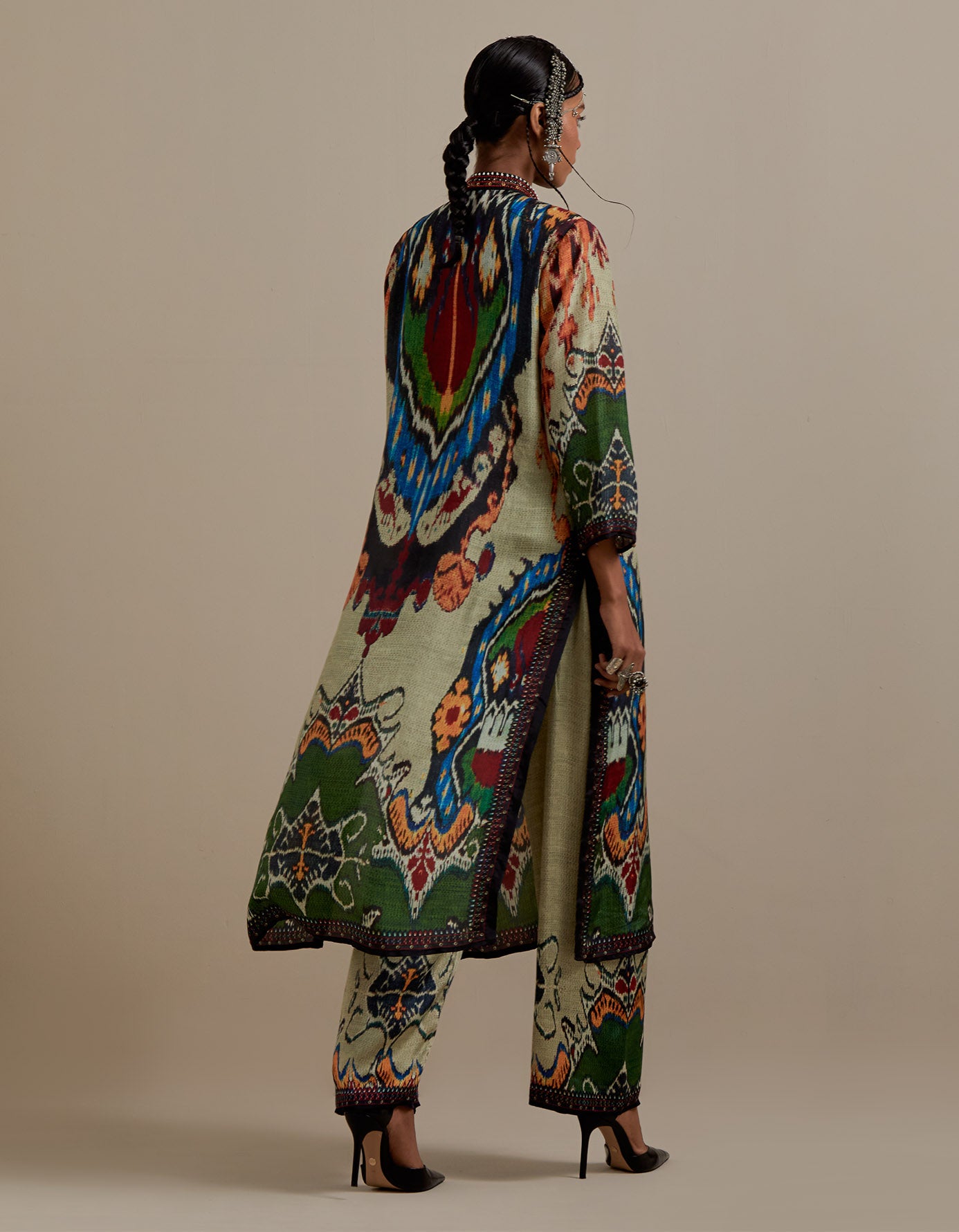 Kasbah : Ramin - Eggshell/Green