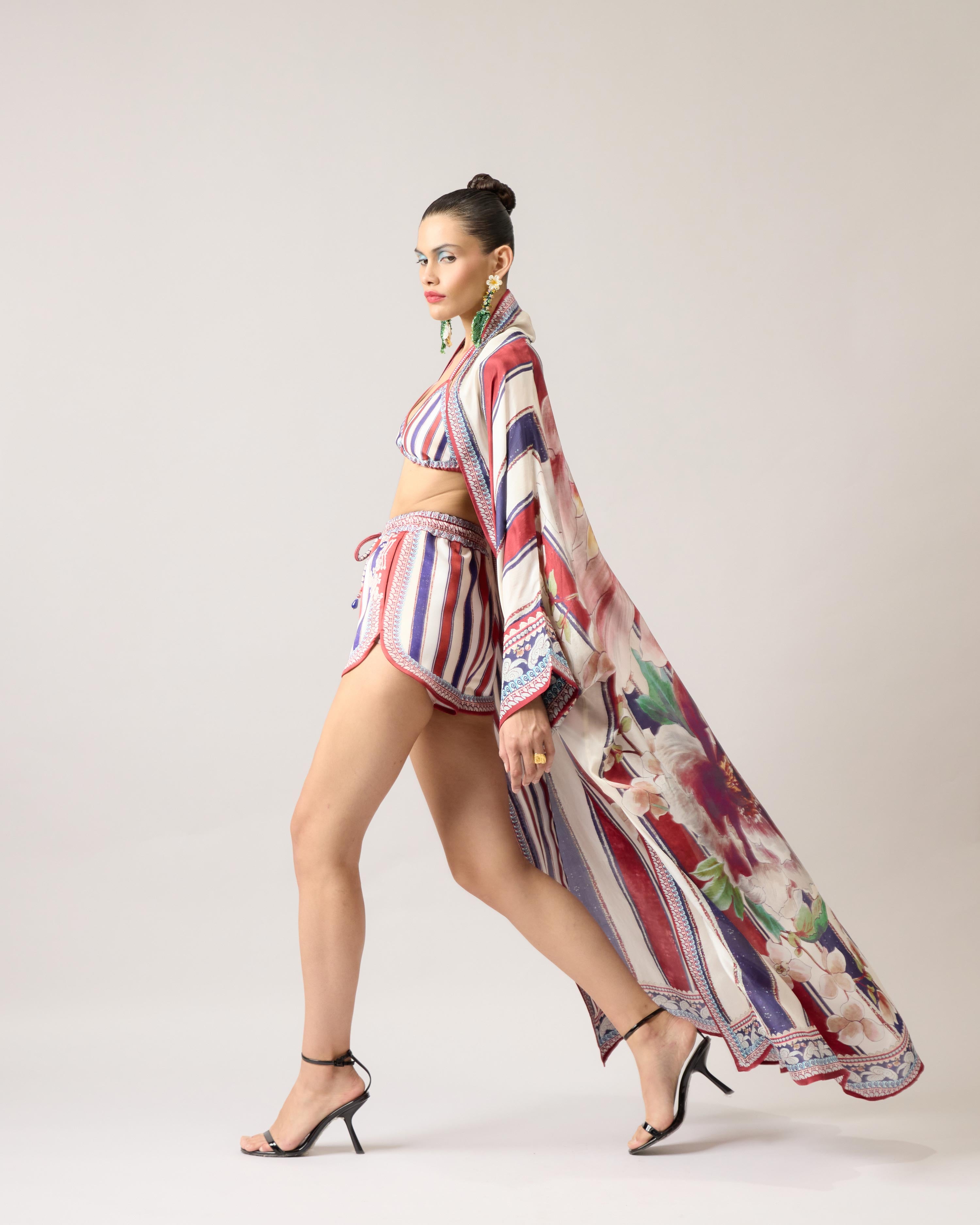 Ikebana : Kimono - Stripe