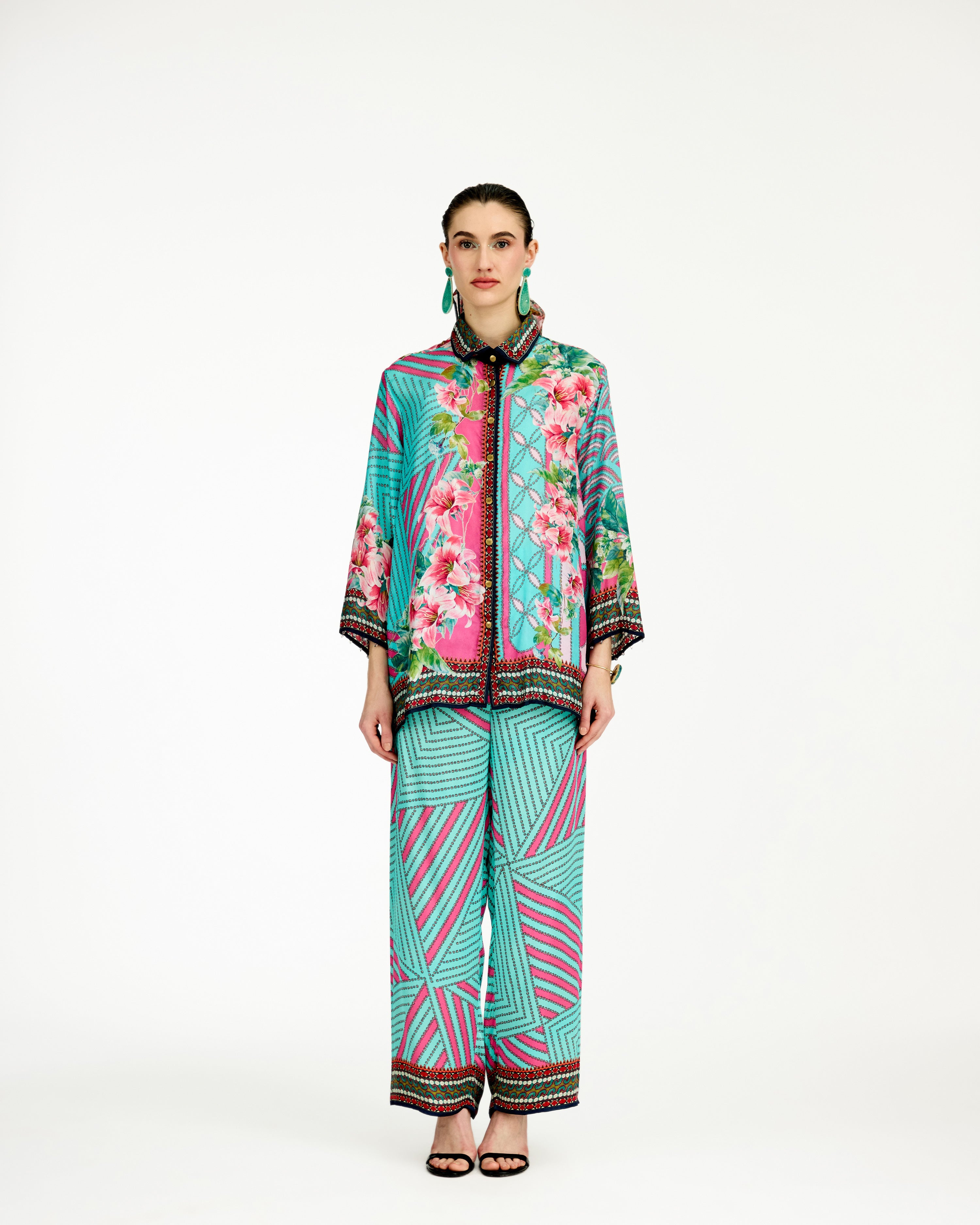 Lilium : Maizah - Pink/Aqua