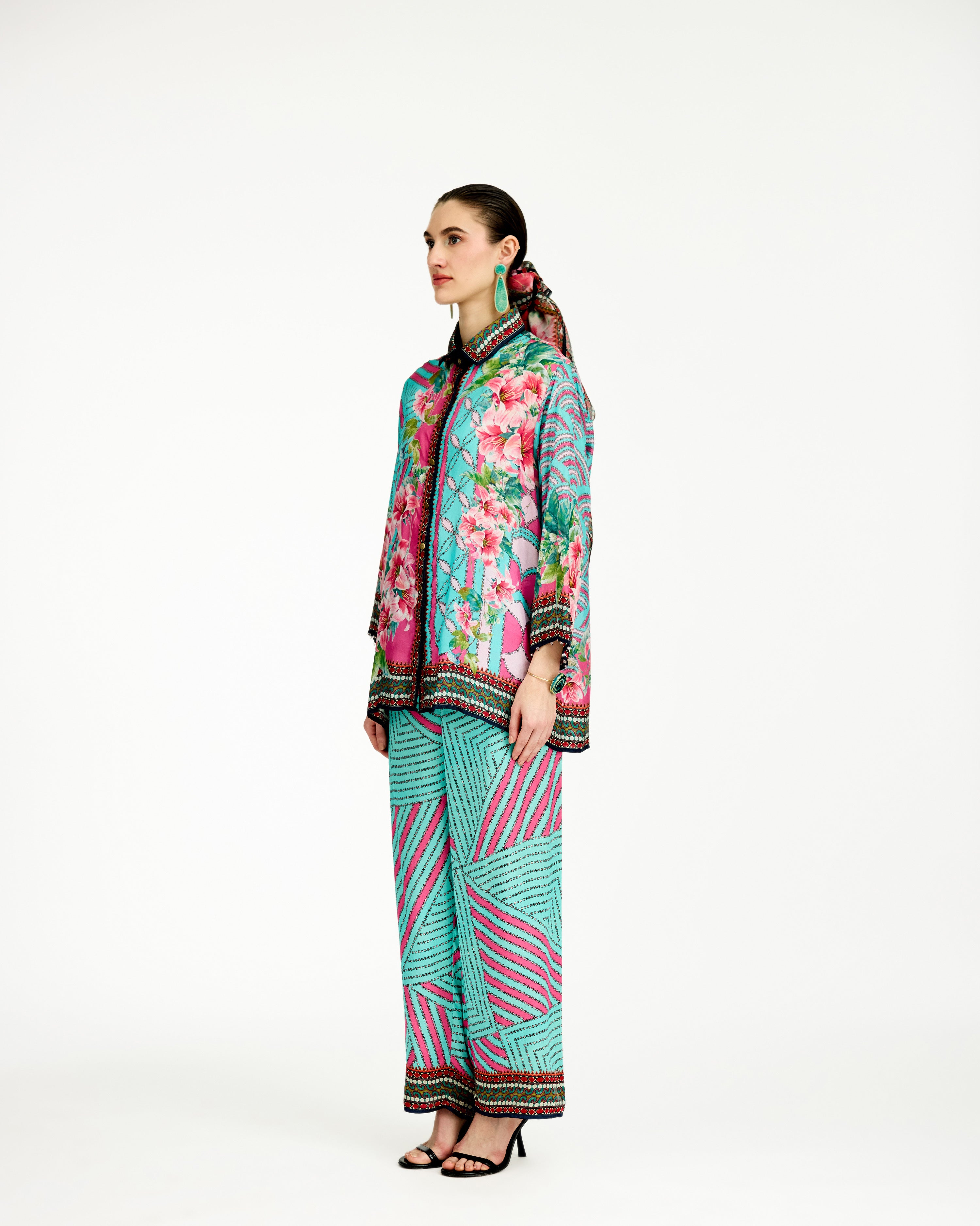 Lilium : Maizah - Pink/Aqua