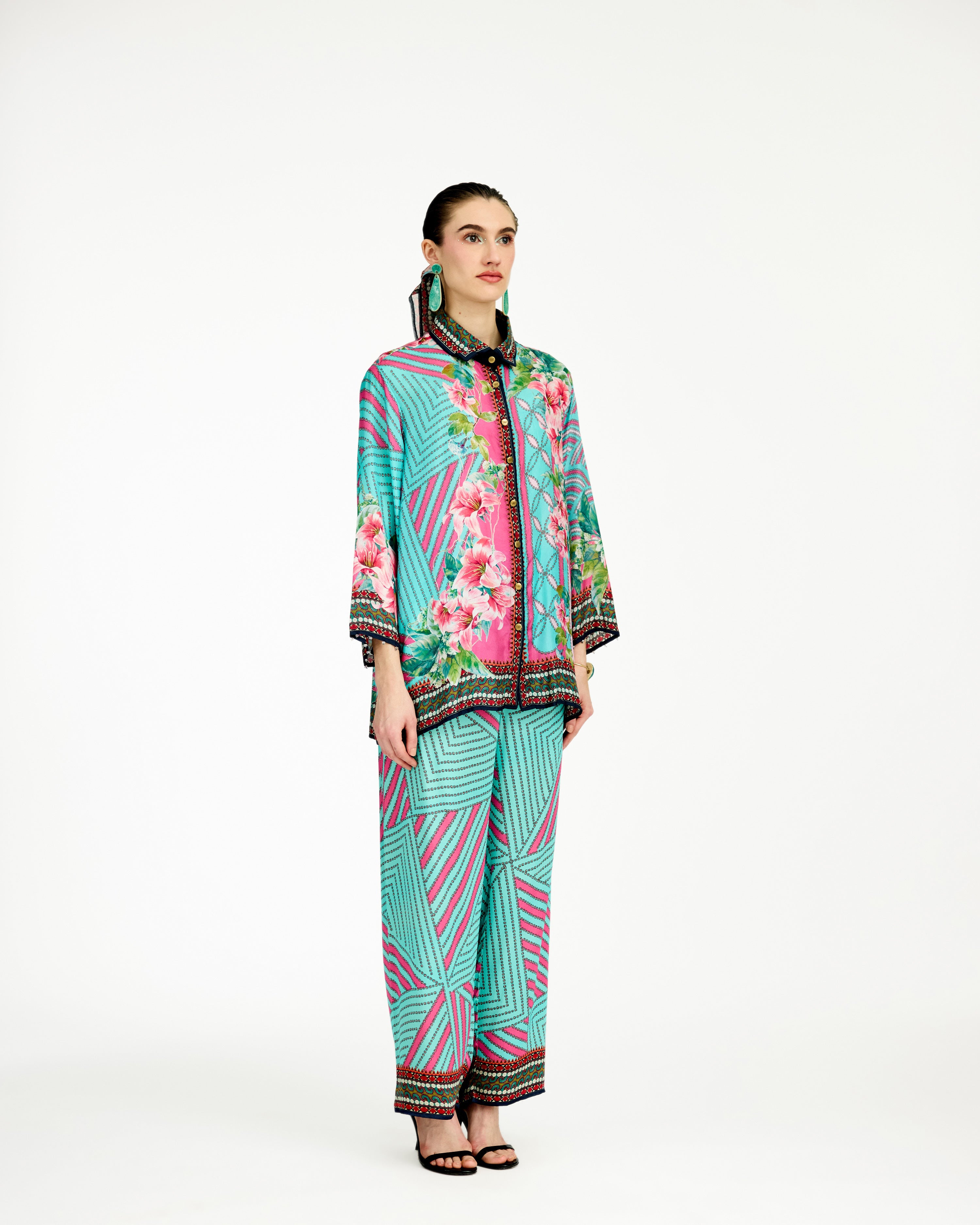 Lilium : Maizah - Pink/Aqua