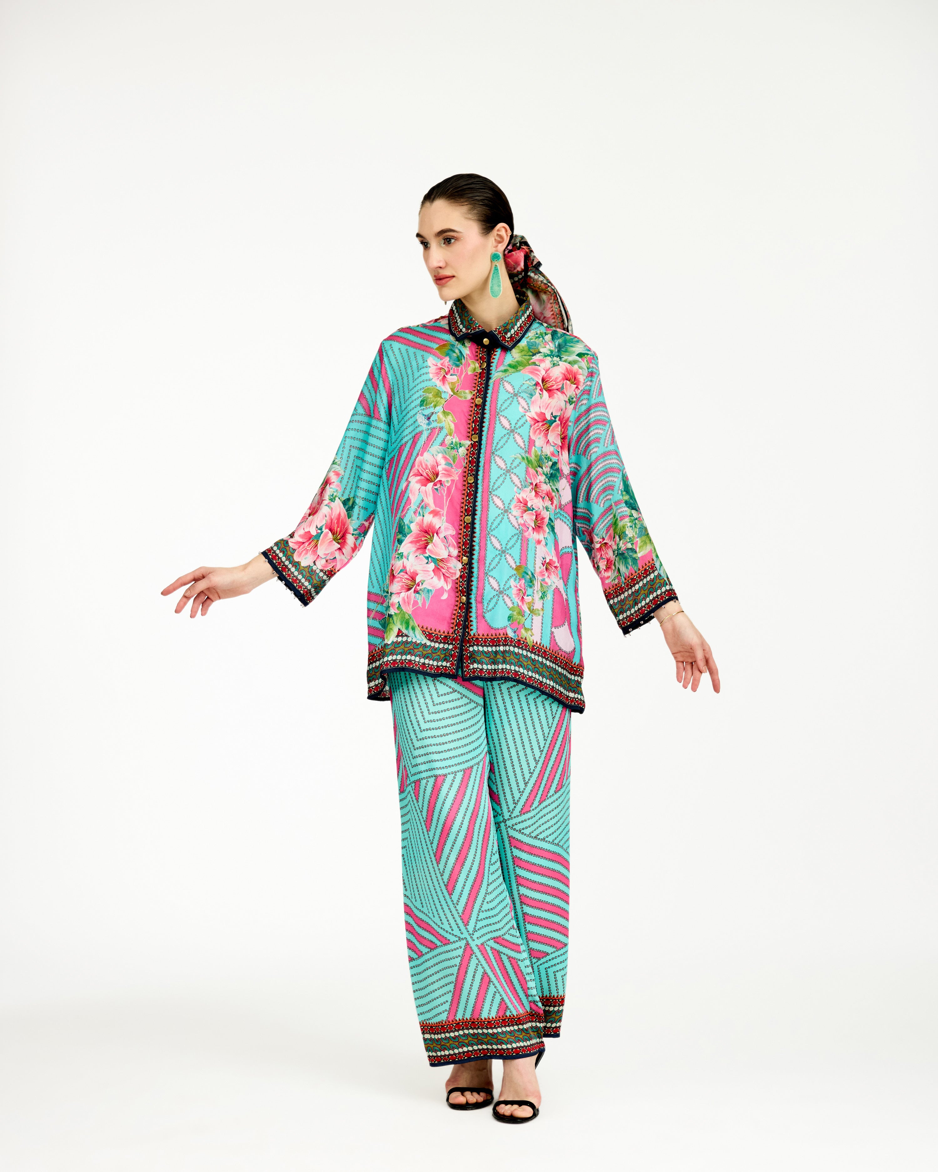 Lilium : Maizah - Pink/Aqua