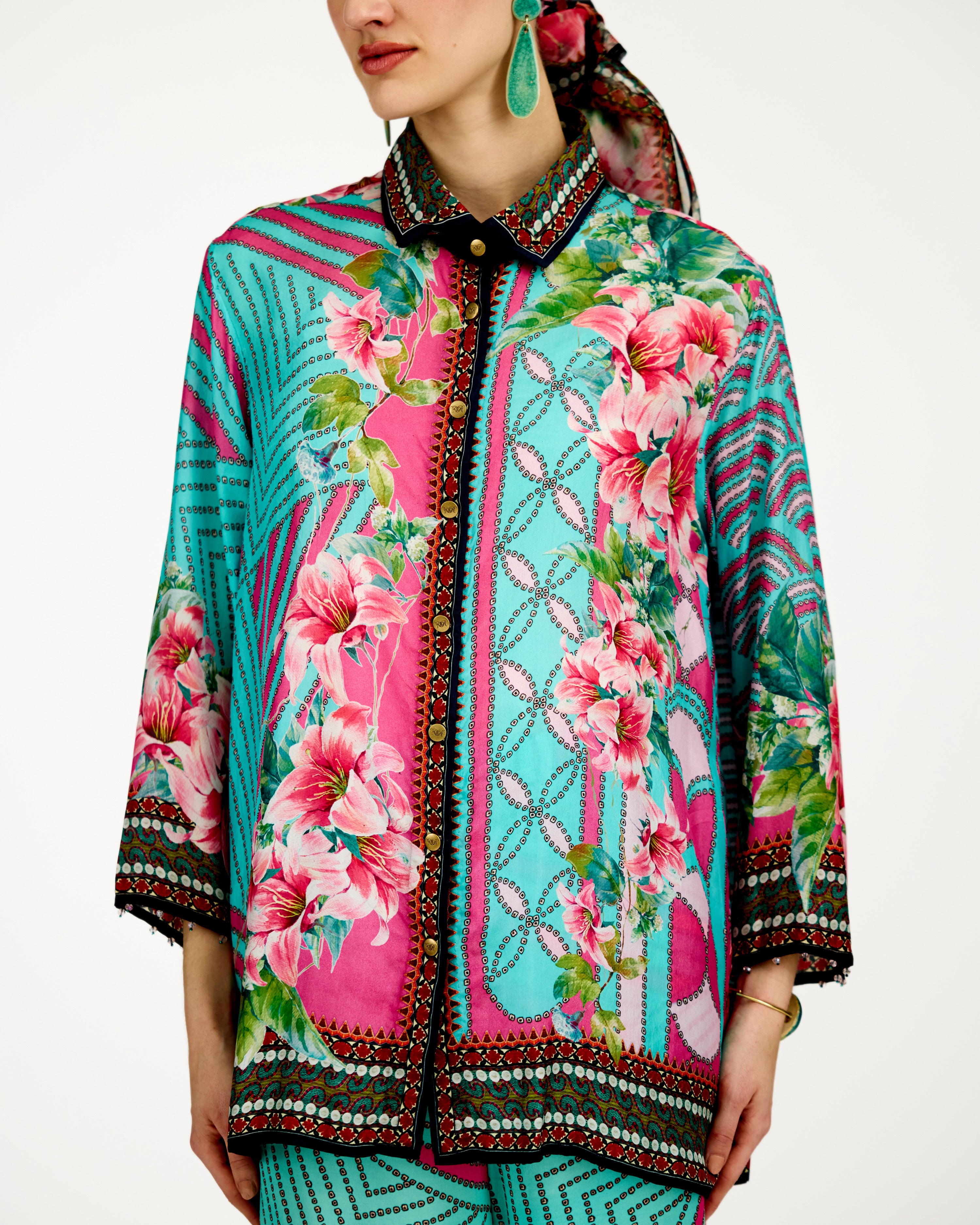 Lilium : Maizah - Pink/Aqua