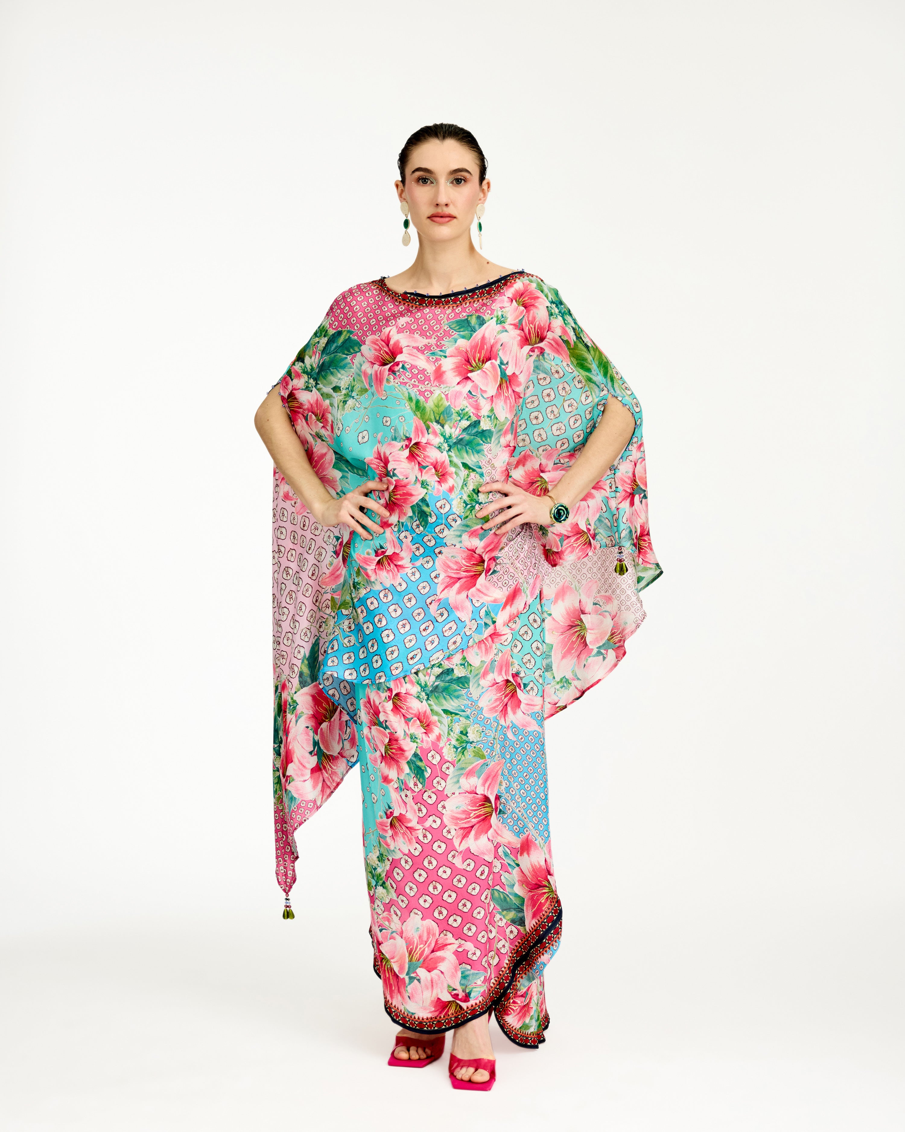 Lilium : Kamini - Aqua/Pink
