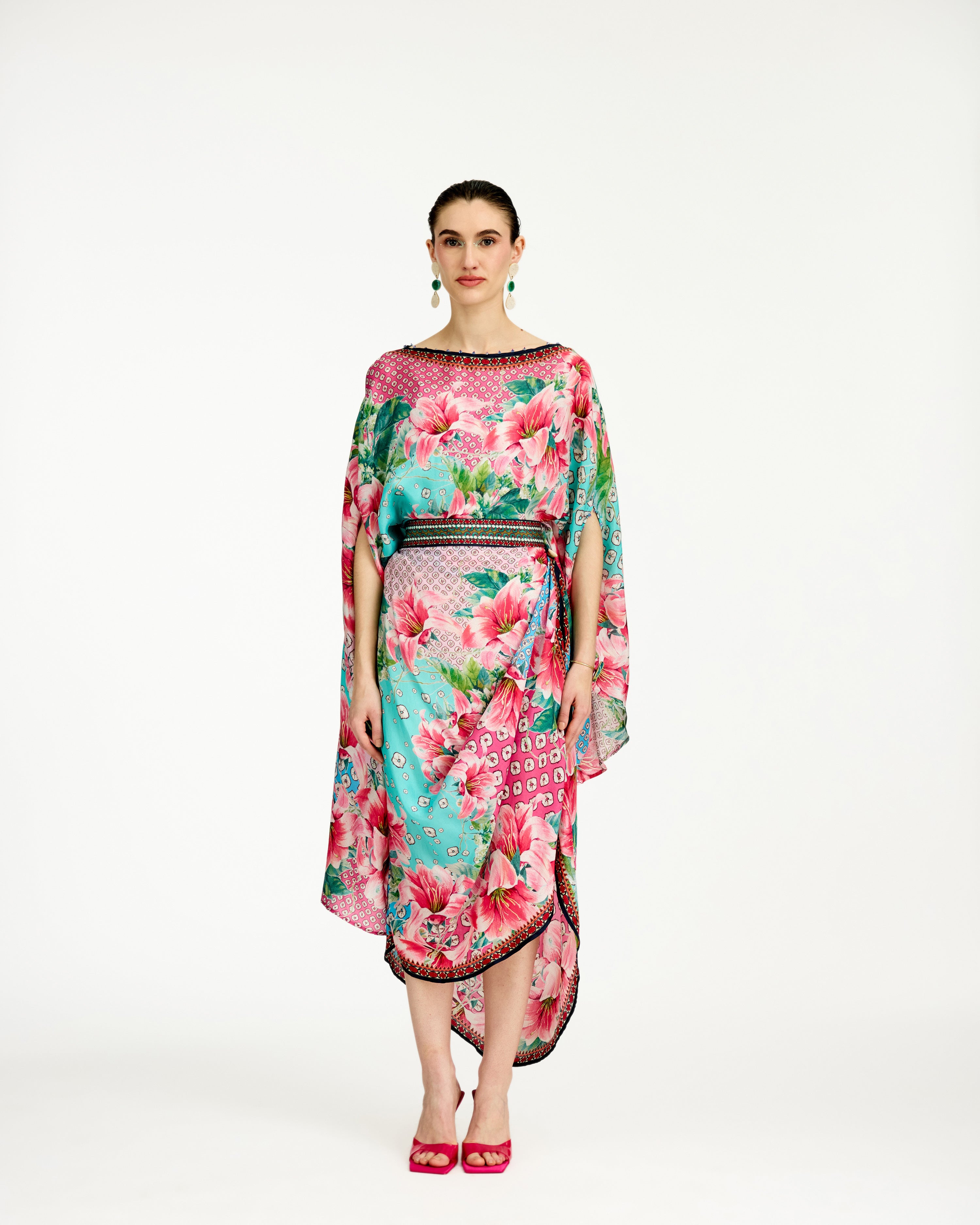 Lilium : Kamini - Aqua/Pink
