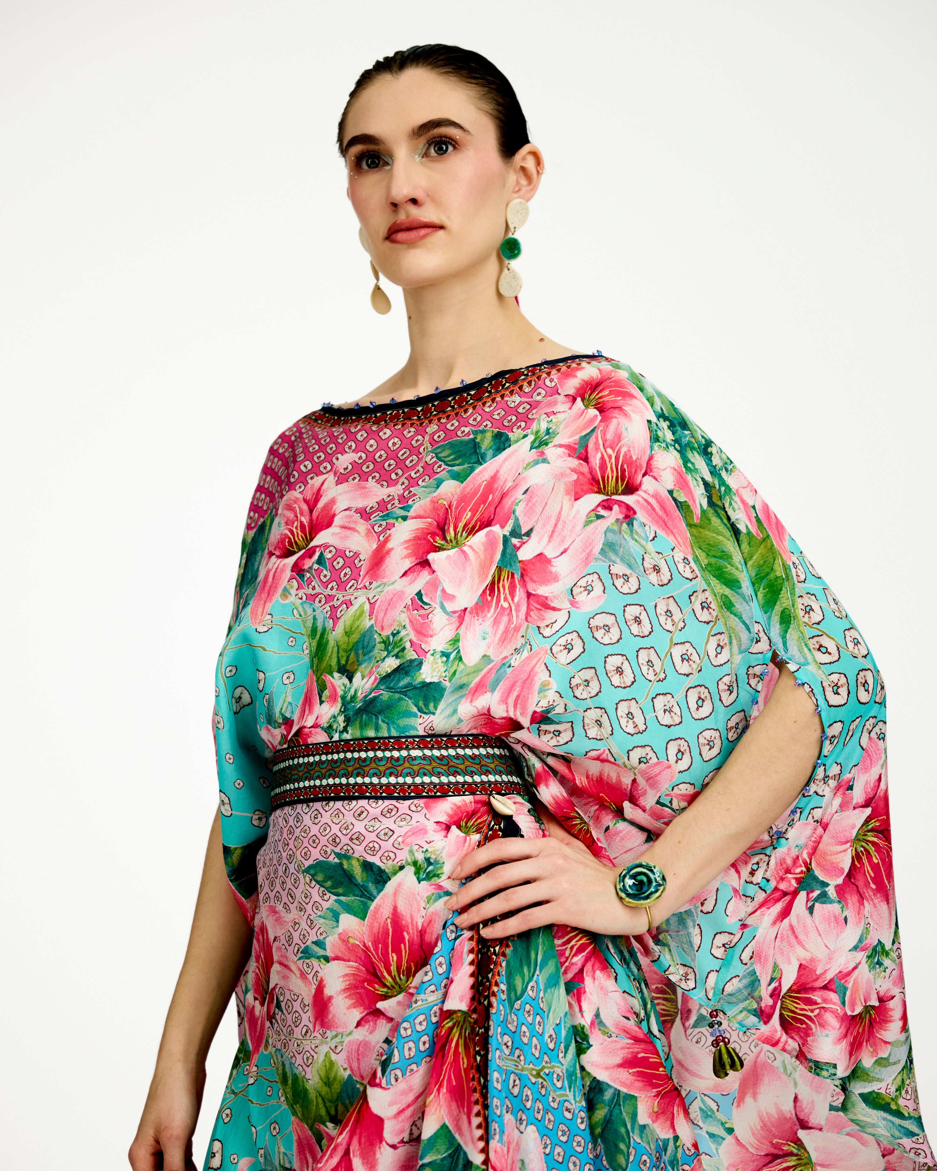 Lilium : Kamini - Aqua/Pink