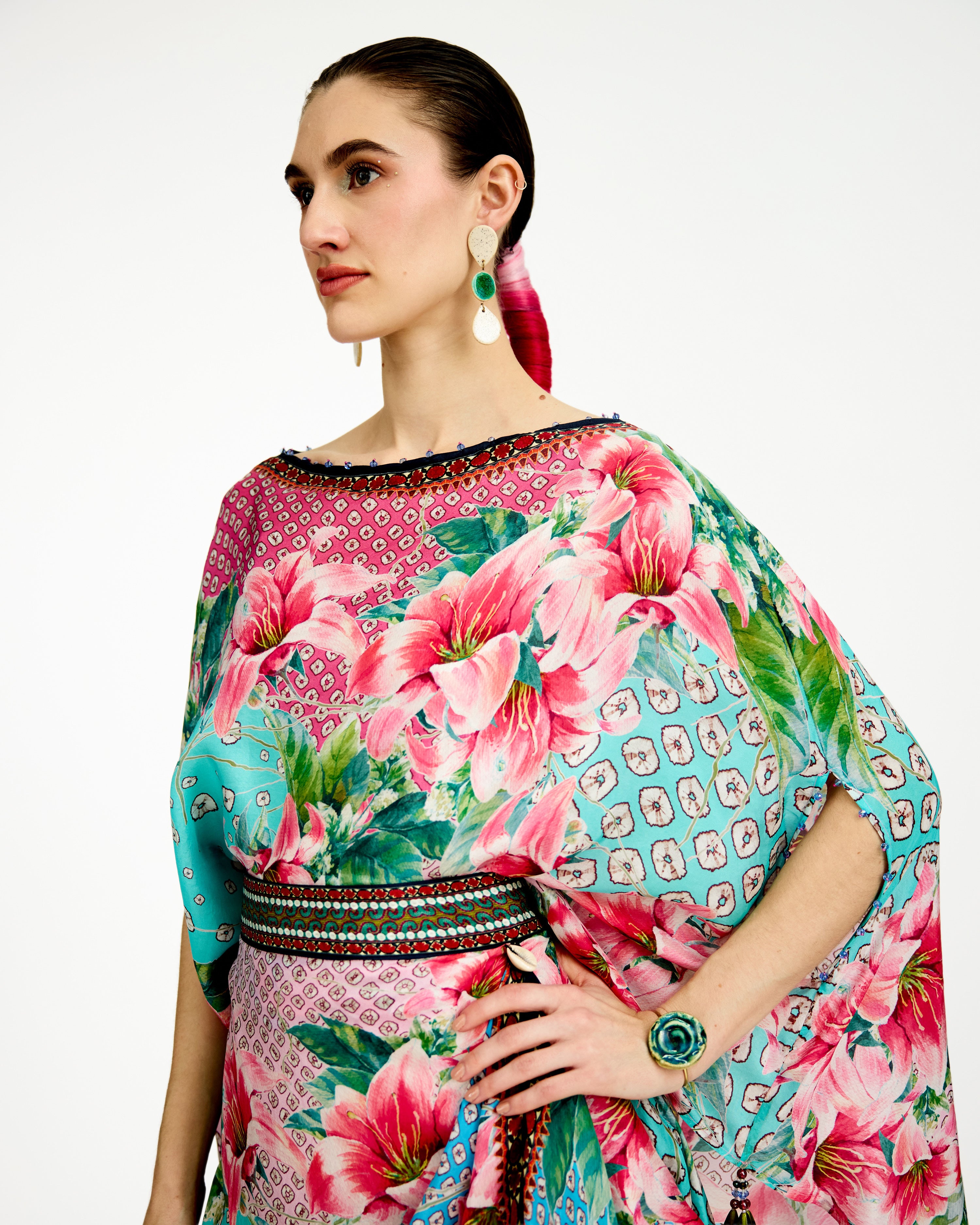 Lilium : Kamini - Aqua/Pink