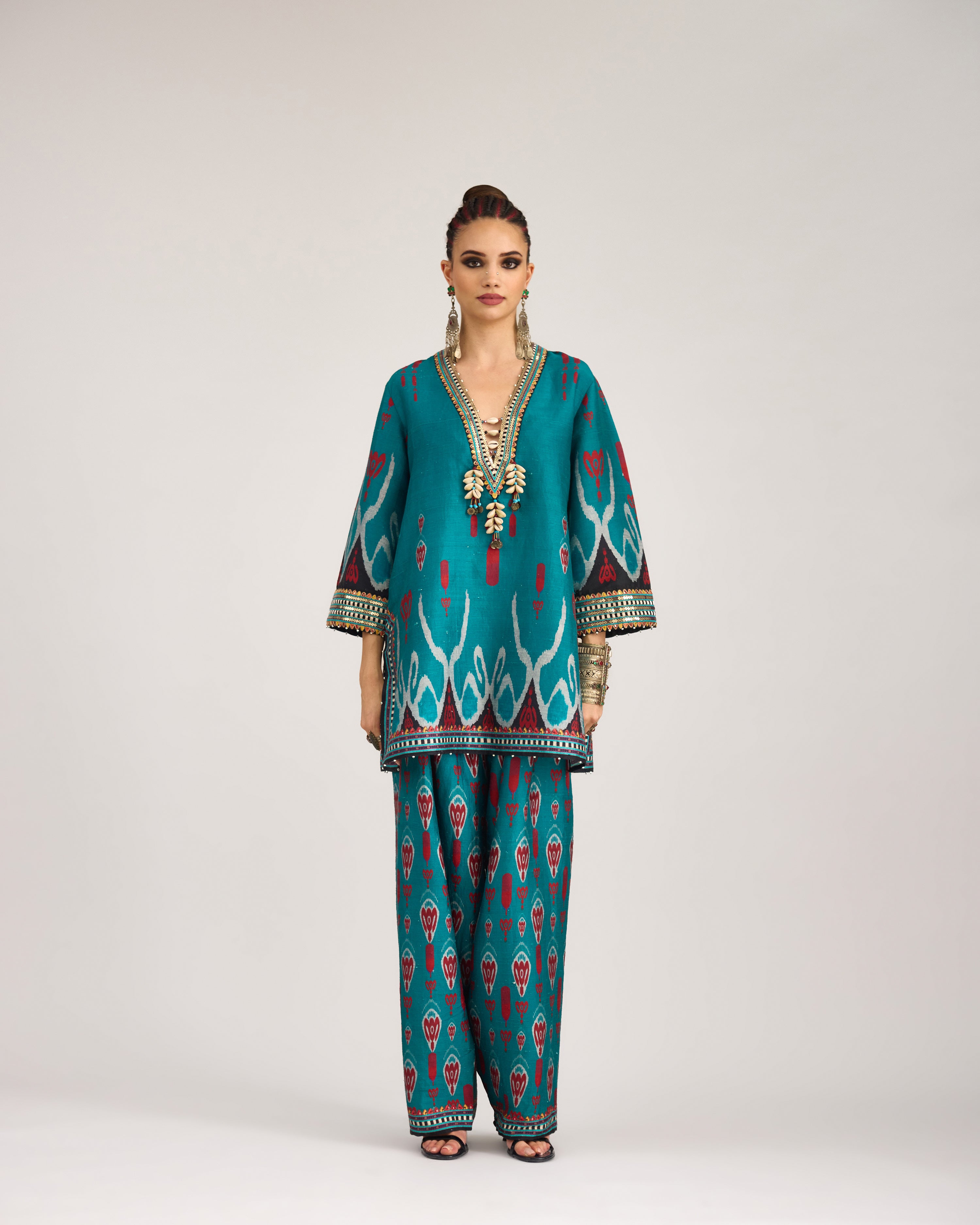 Tangier : Resham - Turquoise
