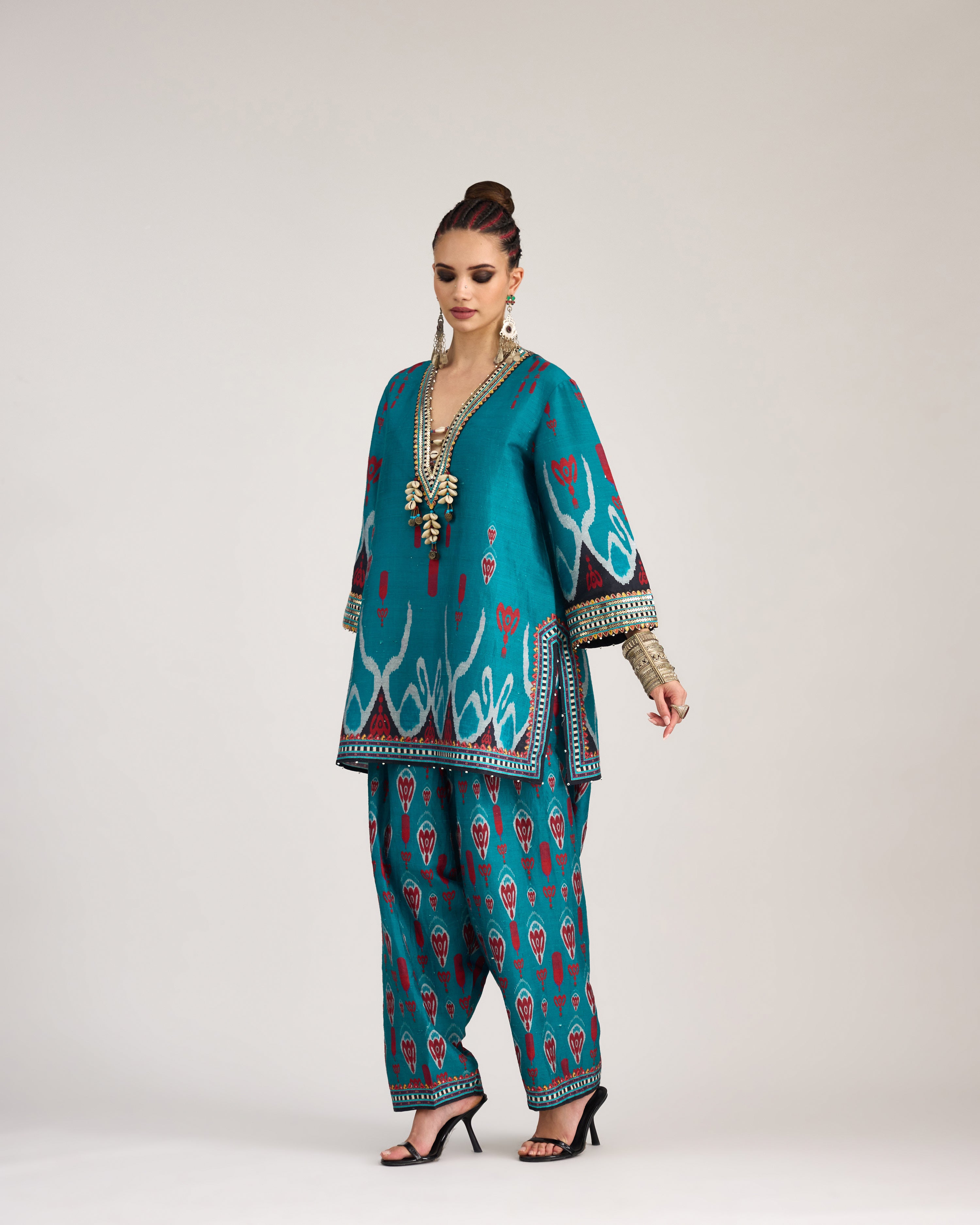 Tangier : Resham - Turquoise
