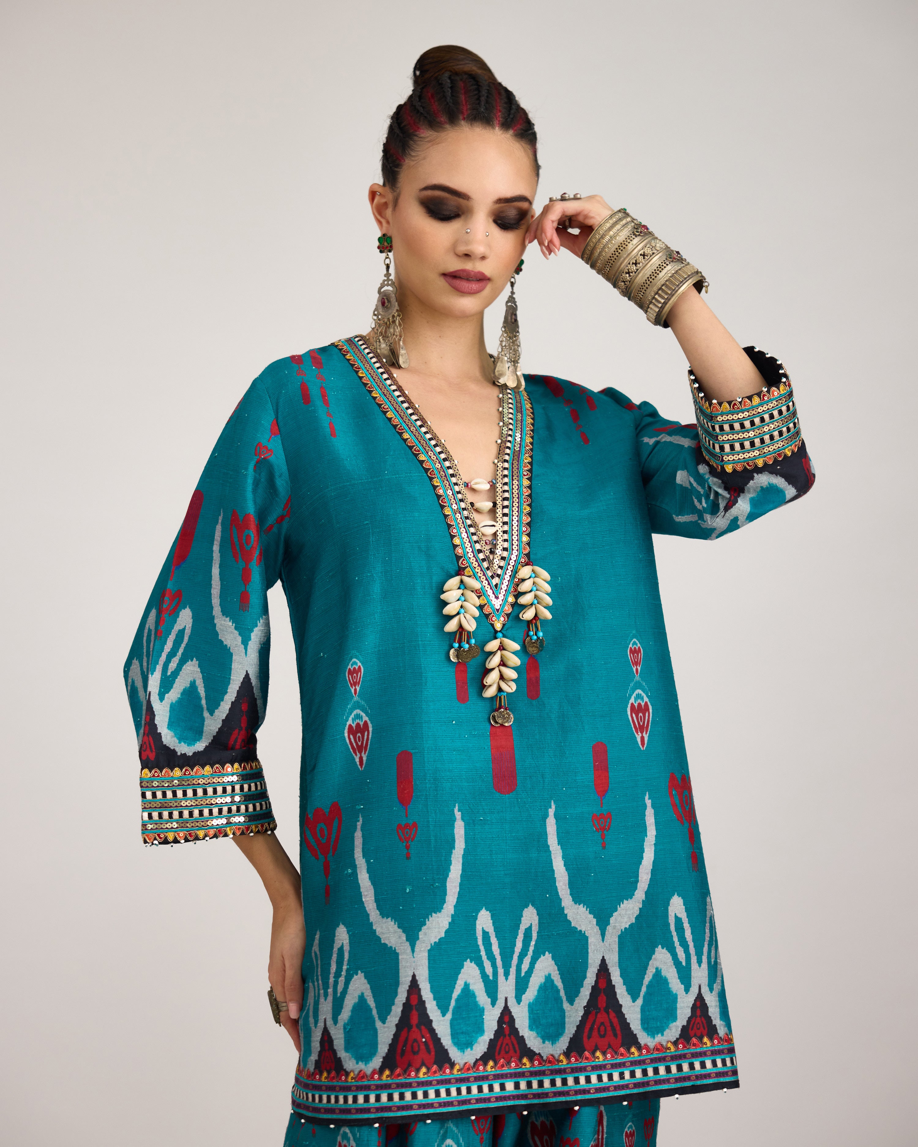Tangier : Resham - Turquoise