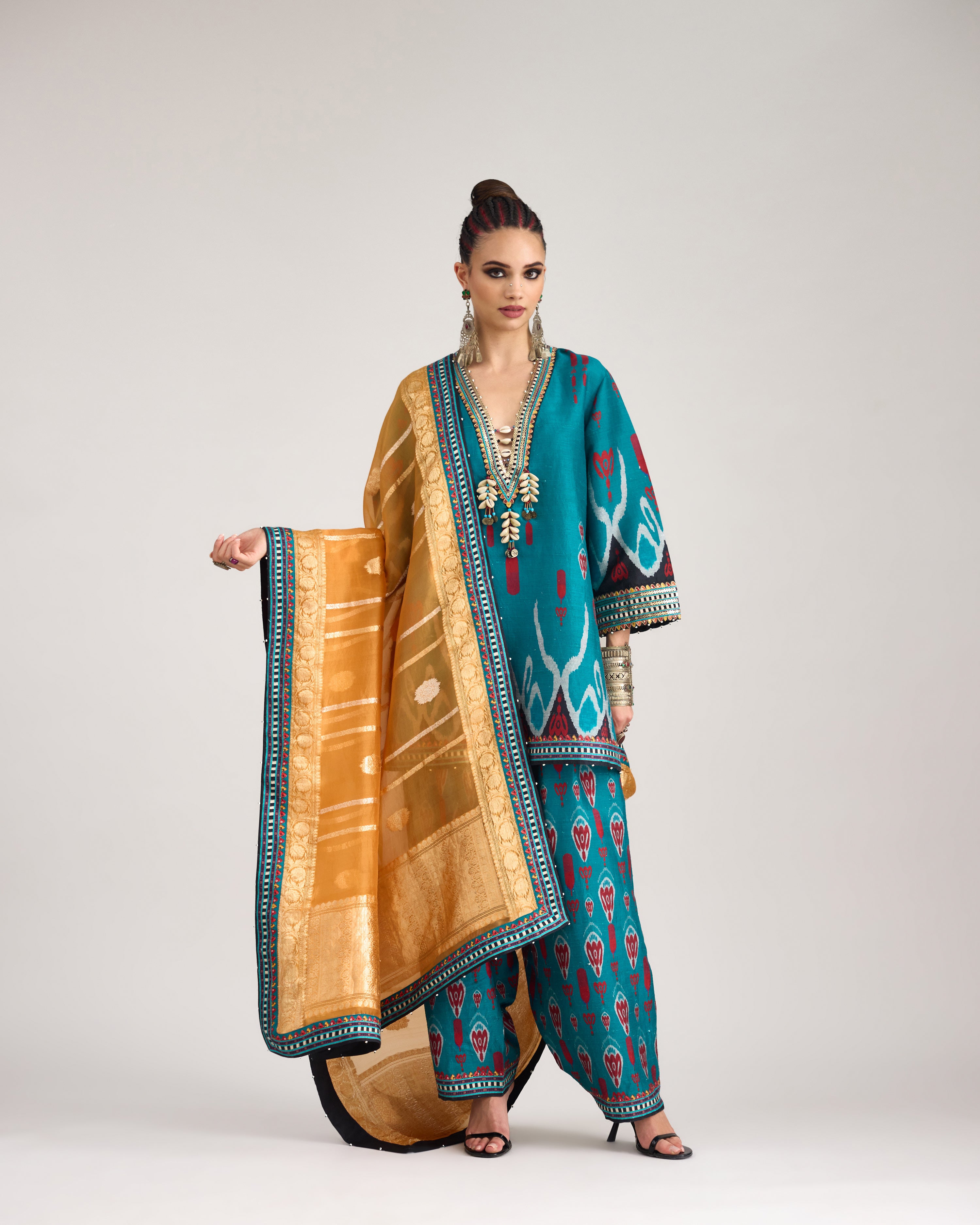Tangier : Resham - Turquoise
