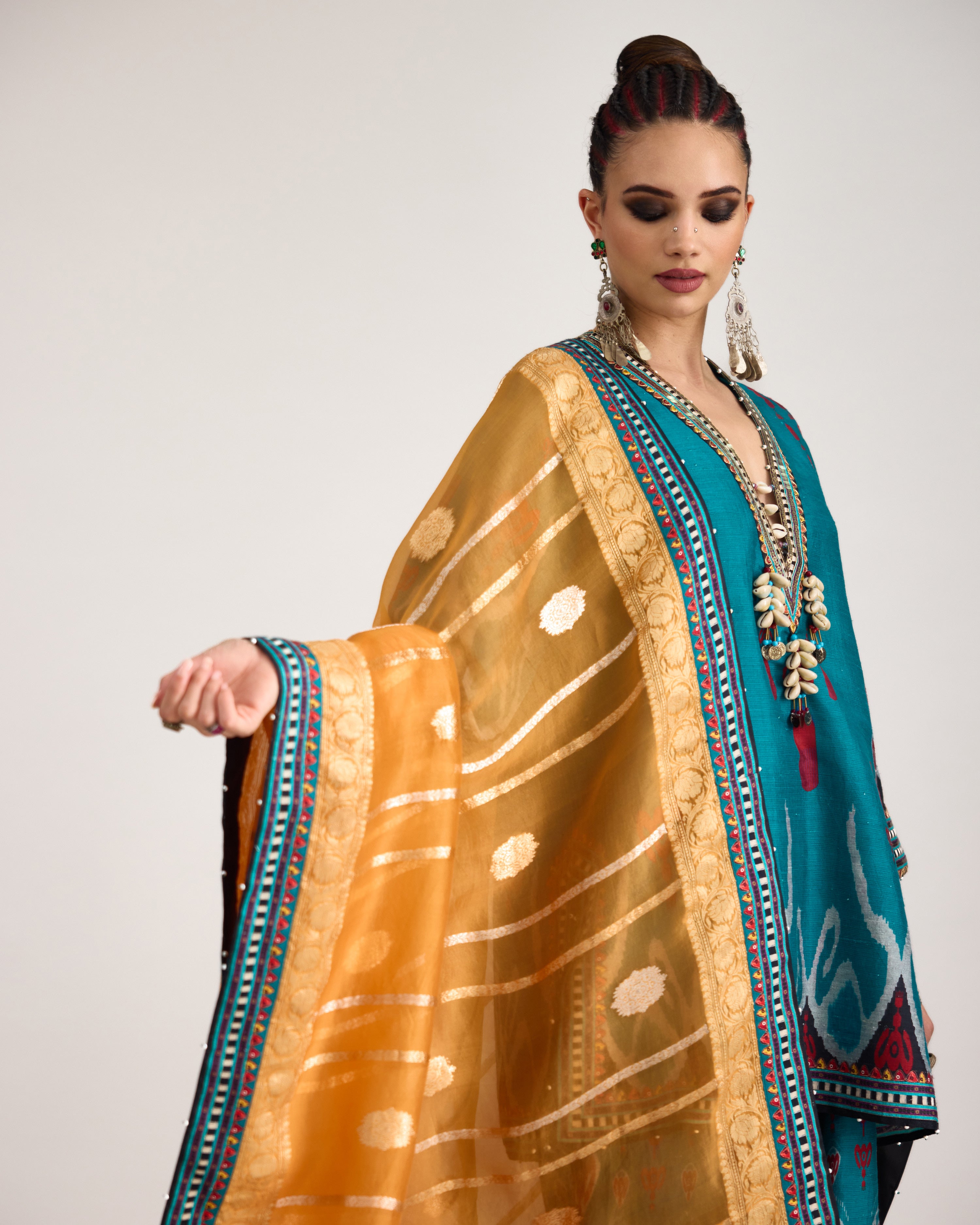 Tangier : Resham - Turquoise