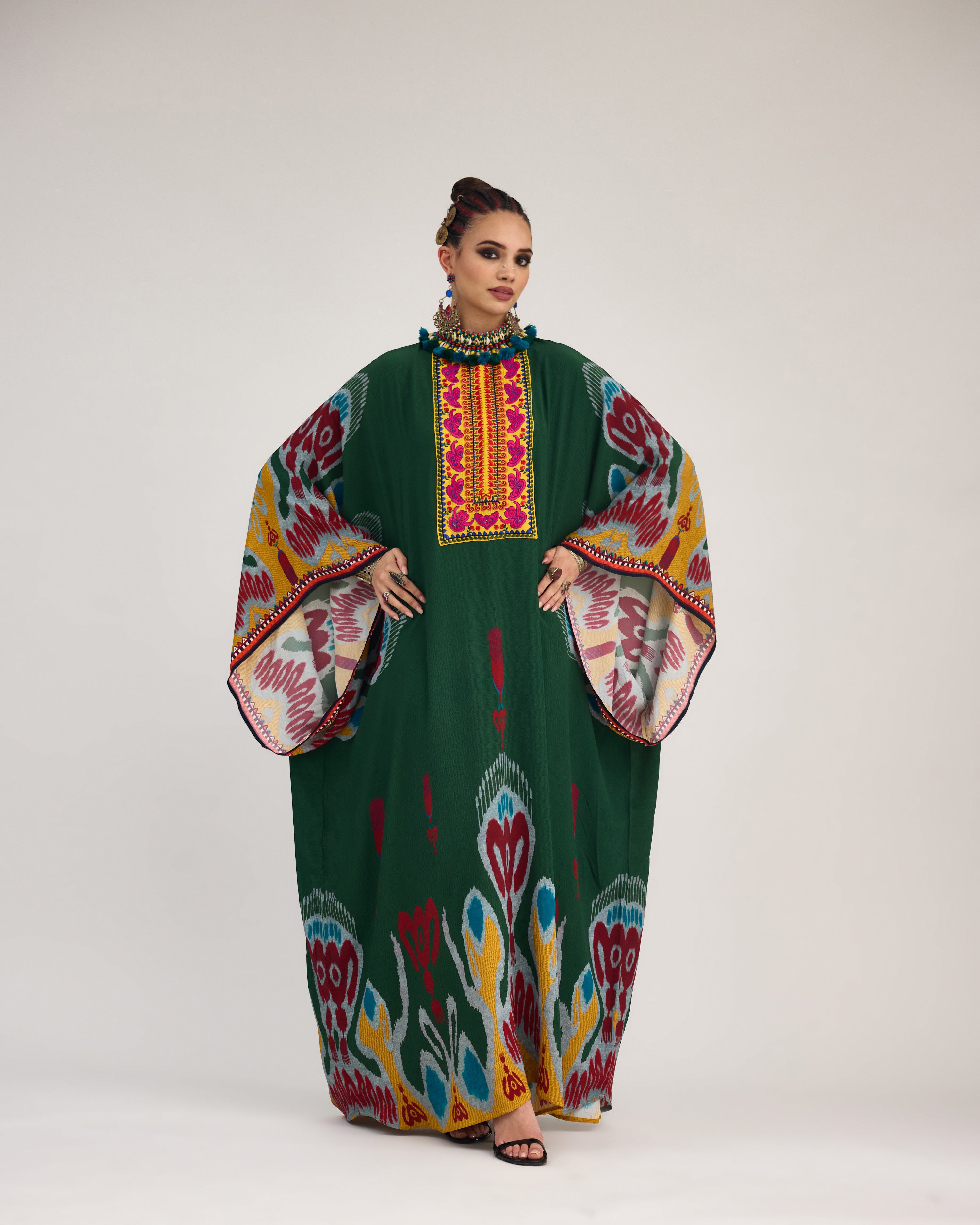 Tangier : Beatrice - Emerald/Yellow