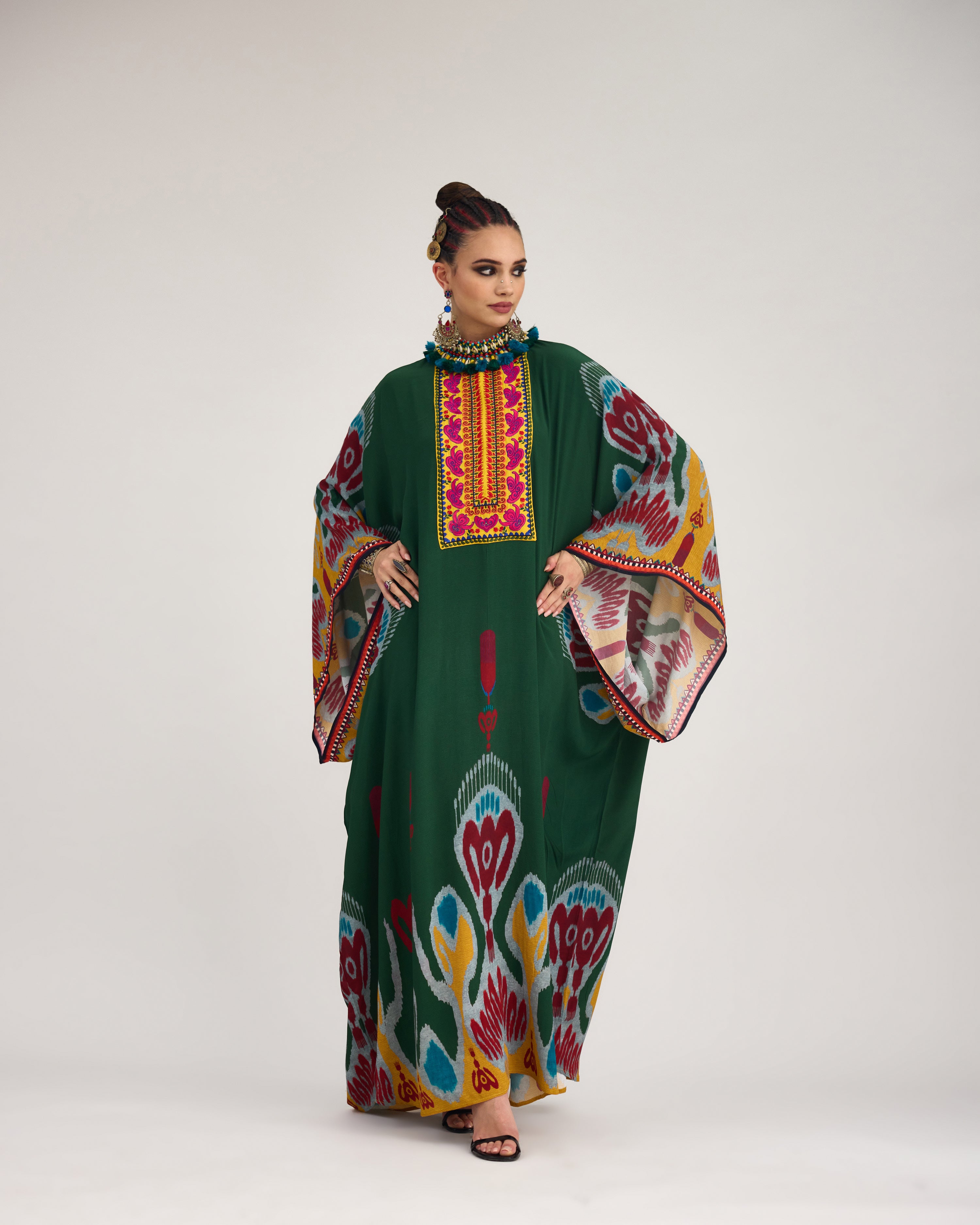 Tangier : Beatrice - Emerald/Yellow