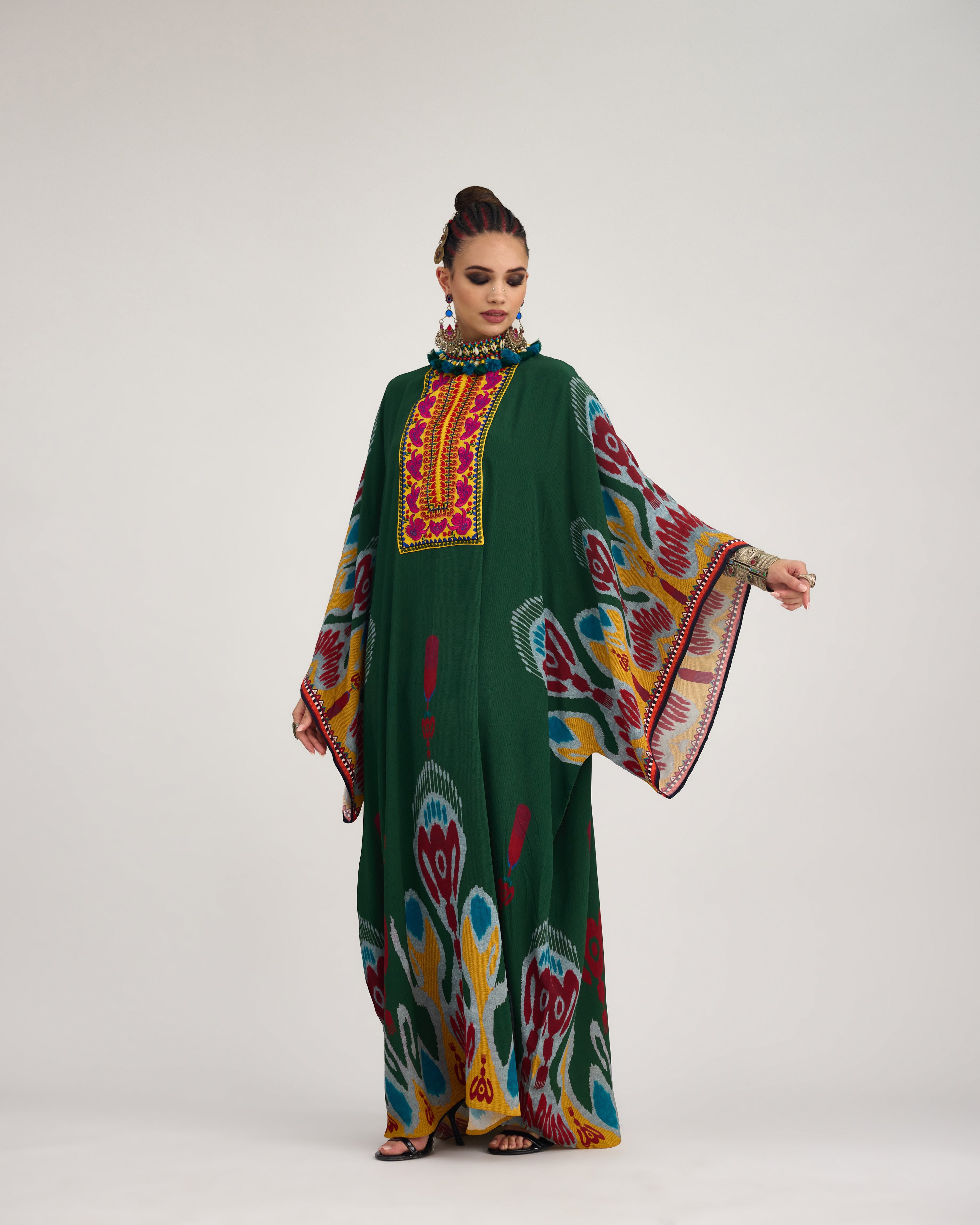 Tangier : Beatrice - Emerald/Yellow