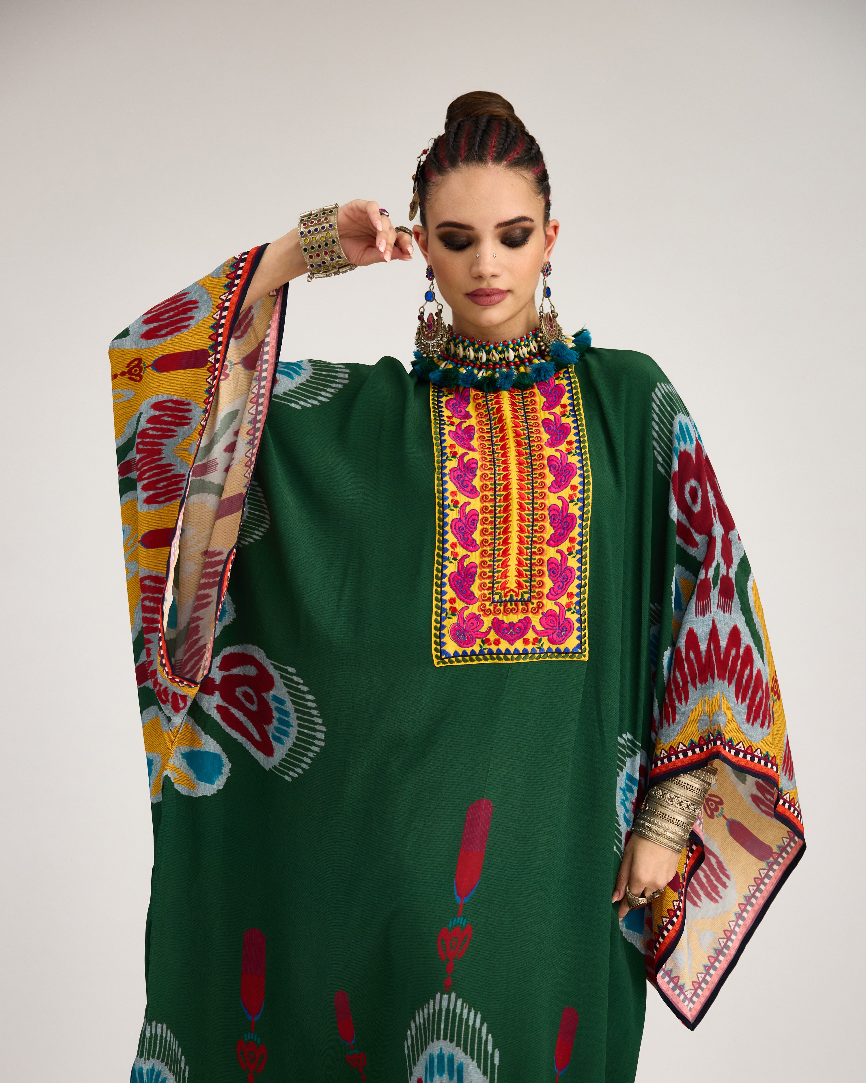 Tangier : Beatrice - Emerald/Yellow