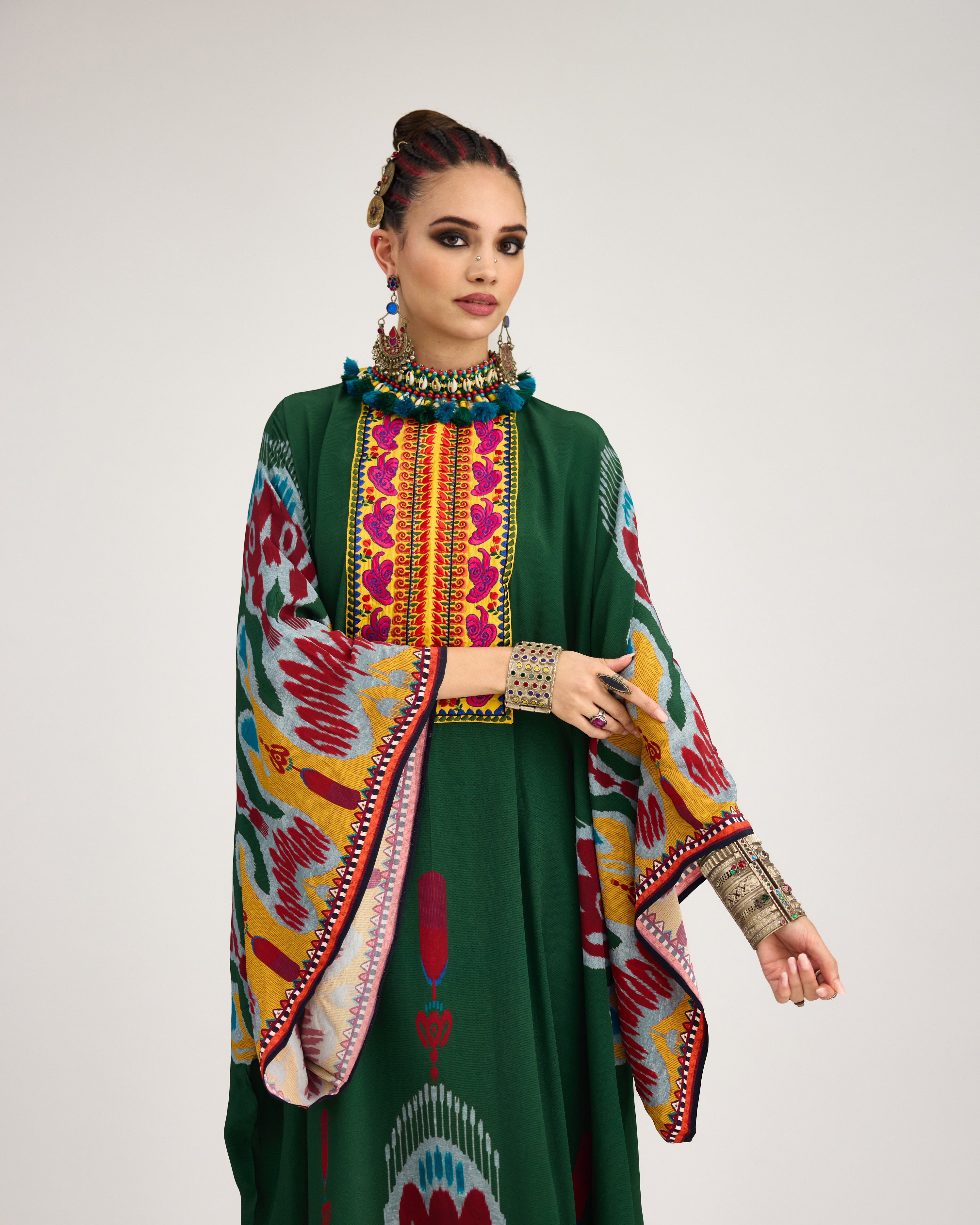 Tangier : Beatrice - Emerald/Yellow