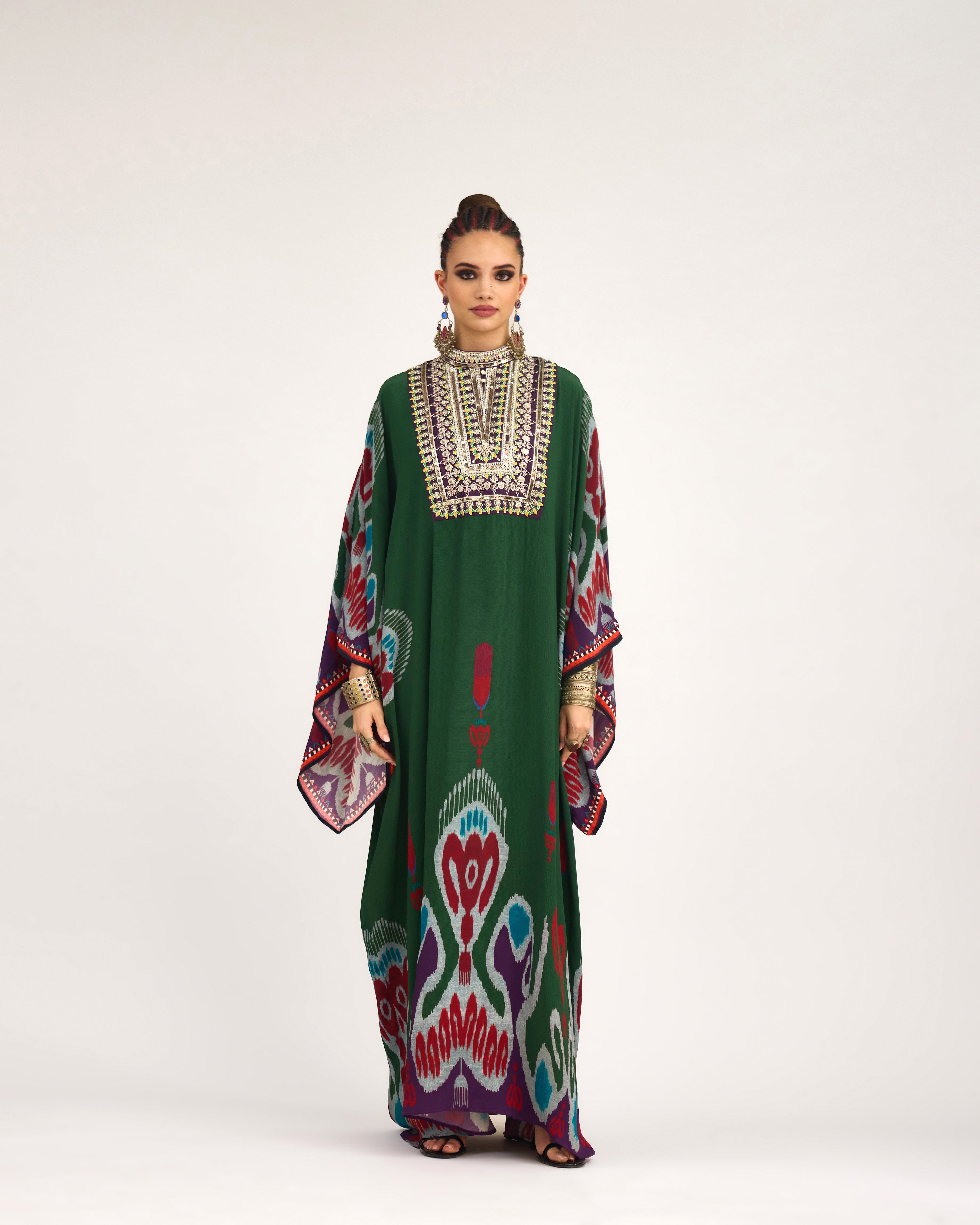 Tangier : Beatrice - Emerald/Purple