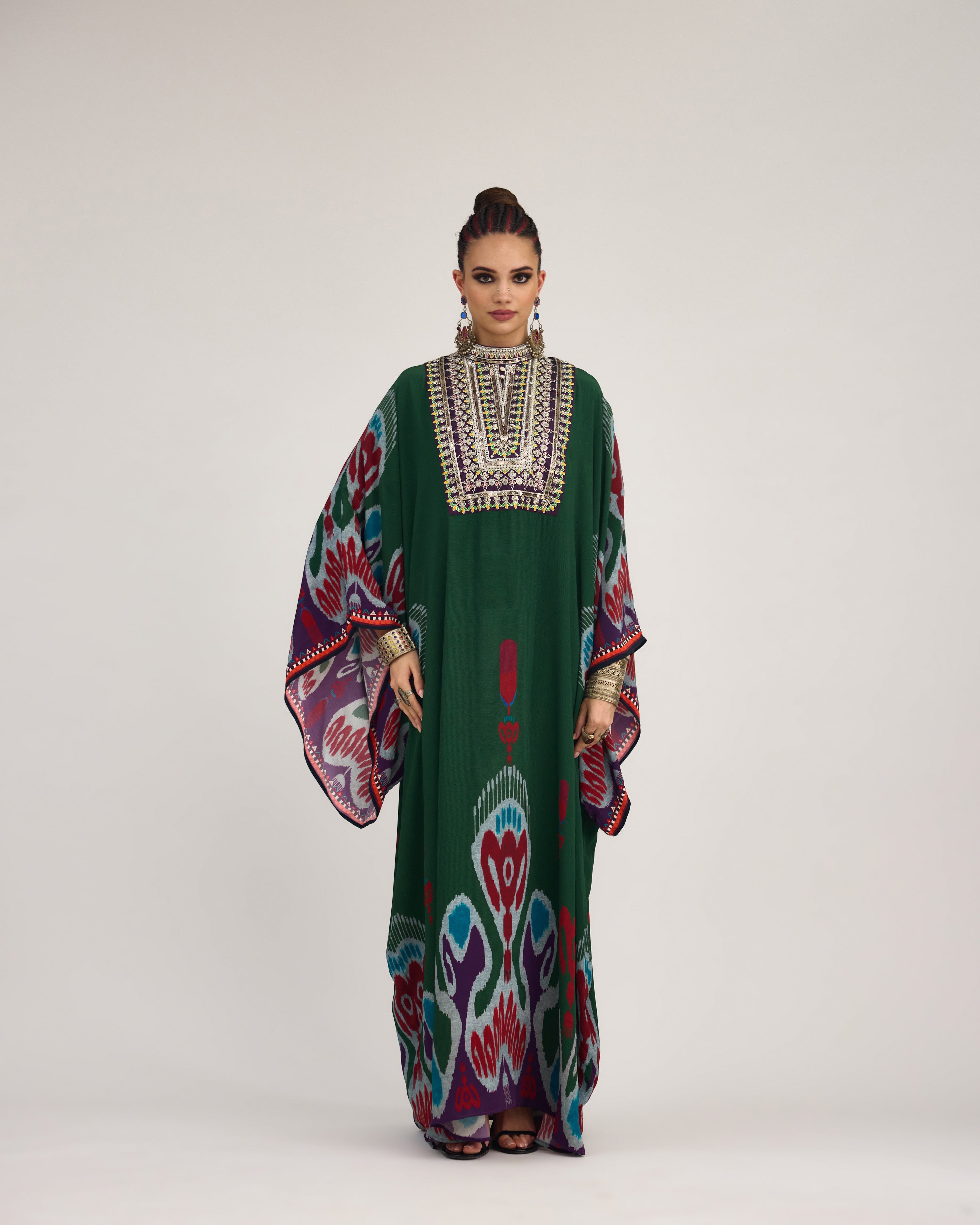 Tangier : Beatrice - Emerald/Purple