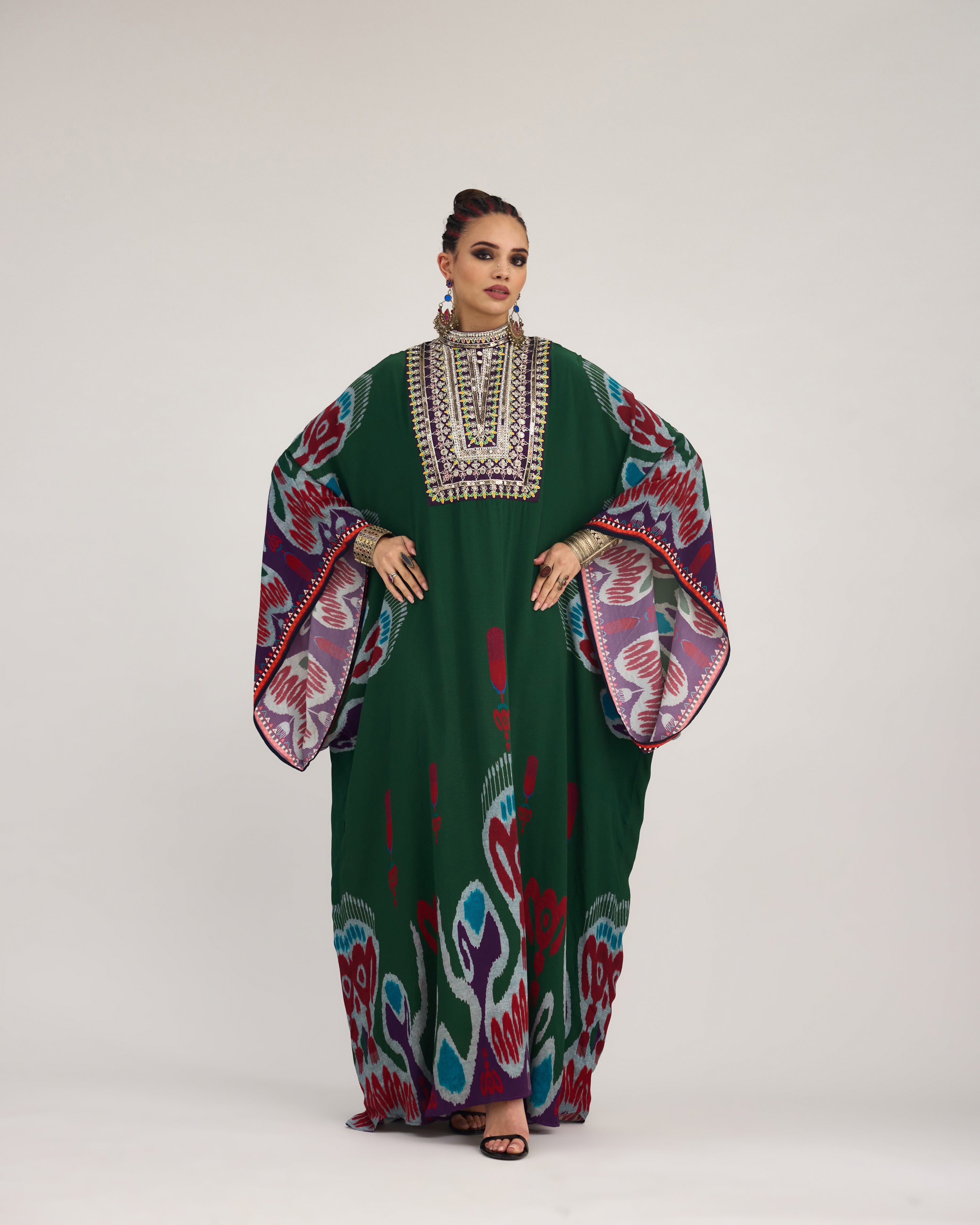 Tangier : Beatrice - Emerald/Purple