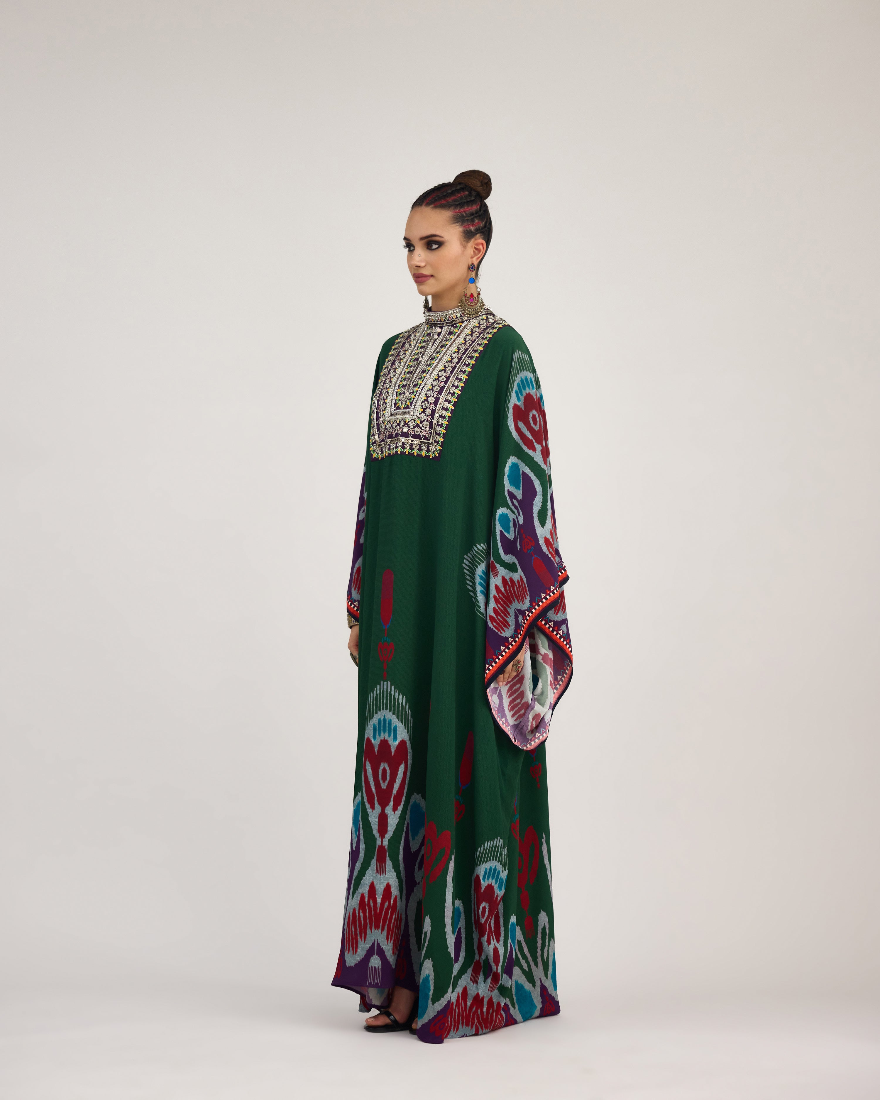 Tangier : Beatrice - Emerald/Purple