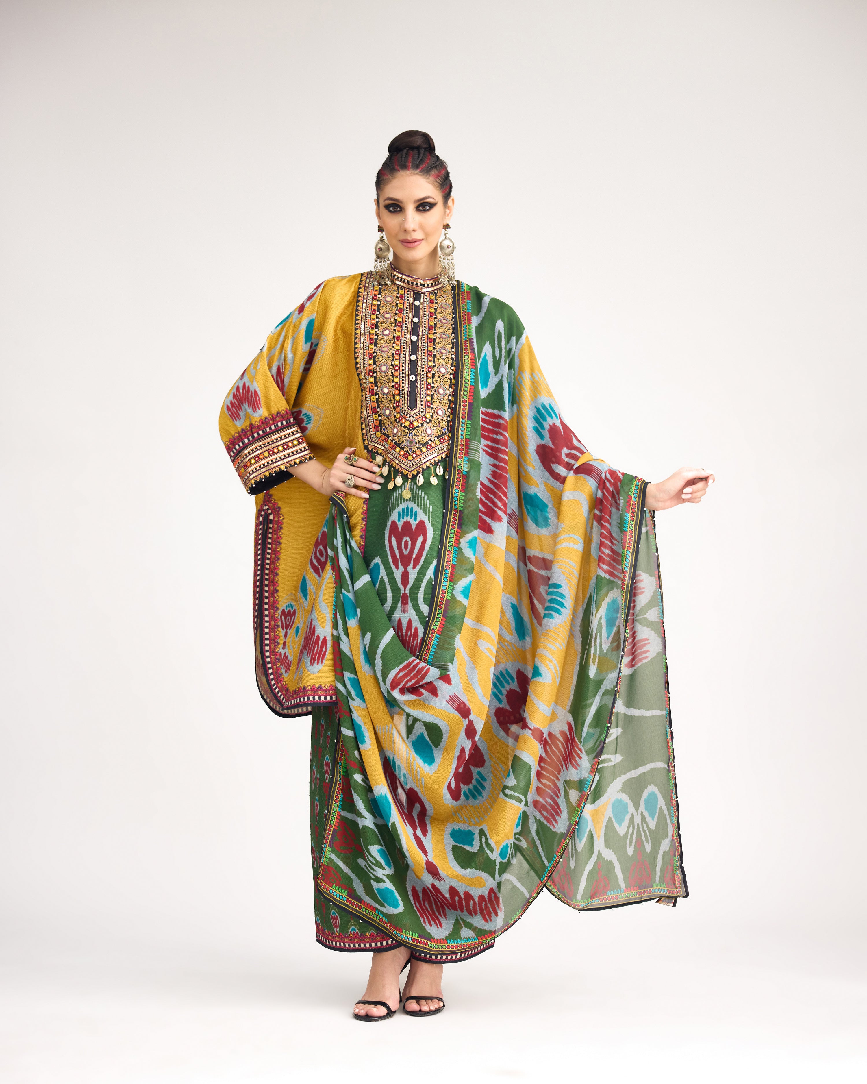 Tangier : Myra - Emerald/Multi
