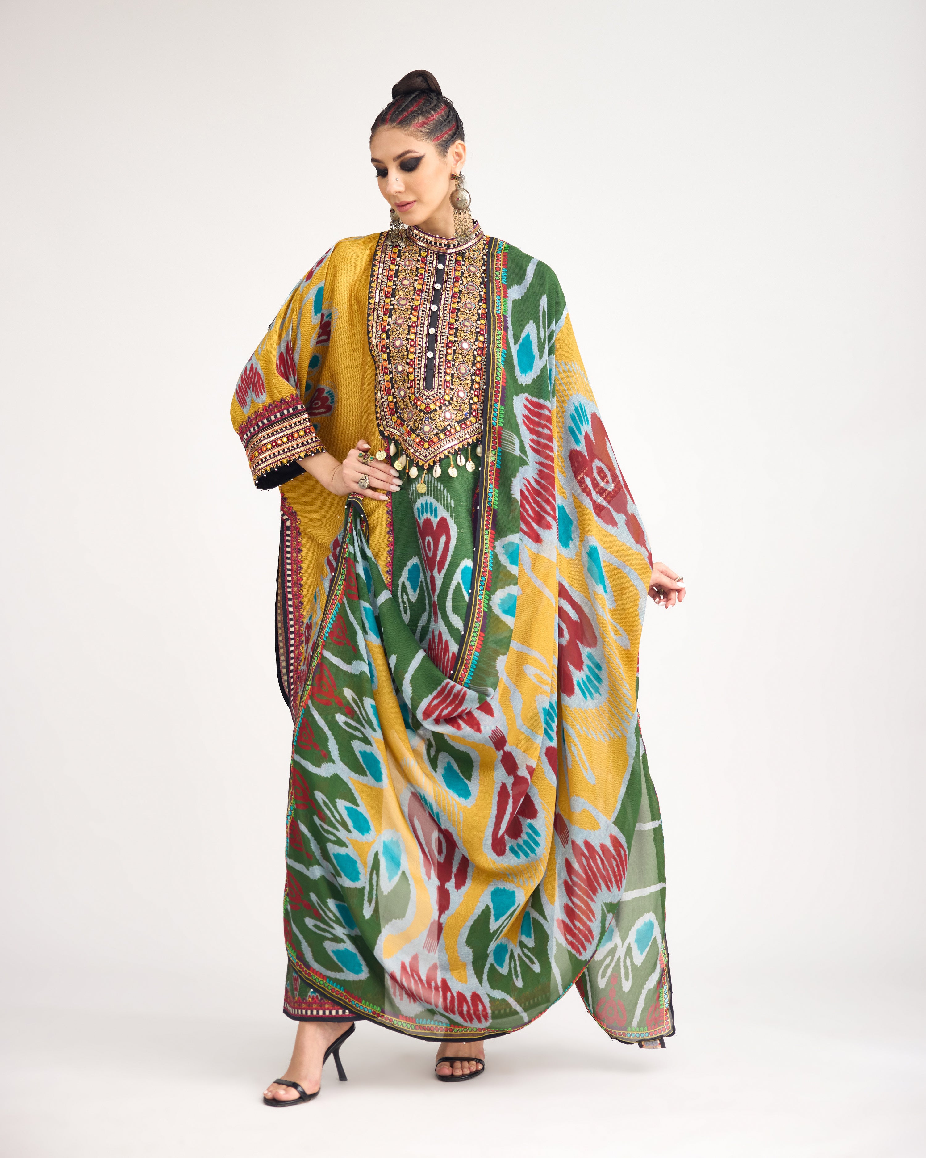 Tangier : Myra - Emerald/Multi
