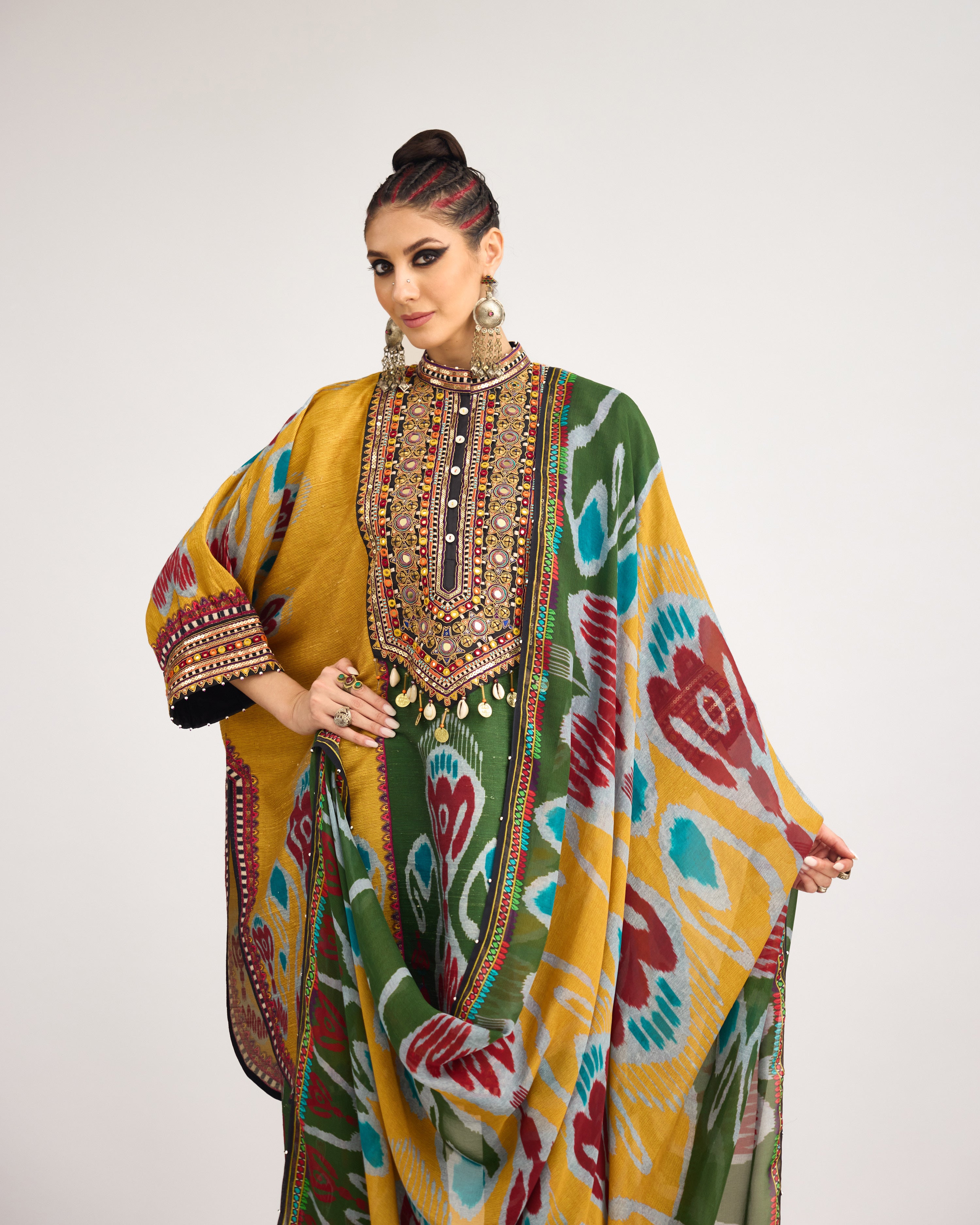 Tangier : Myra - Emerald/Multi
