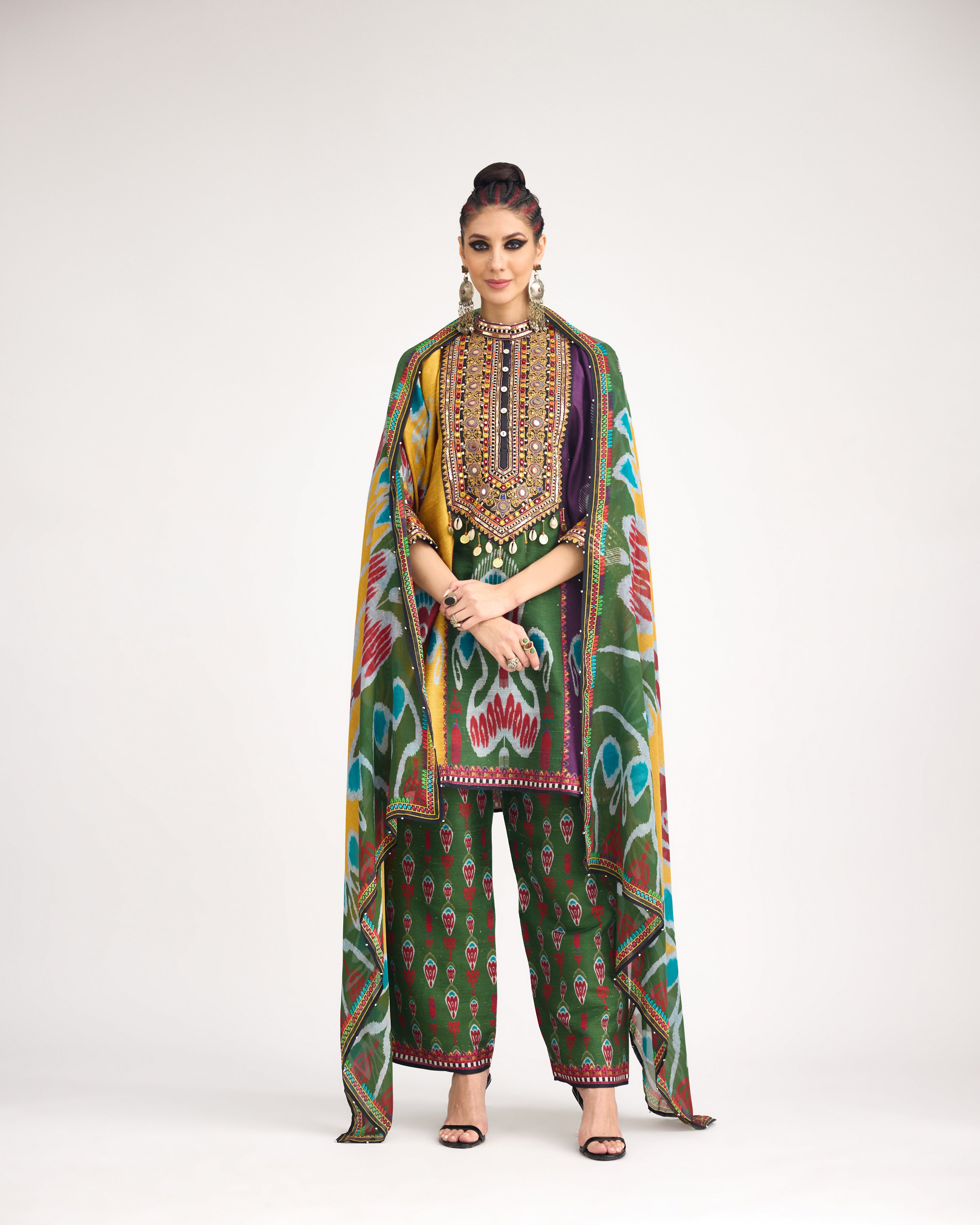 Tangier : Myra - Emerald/Multi