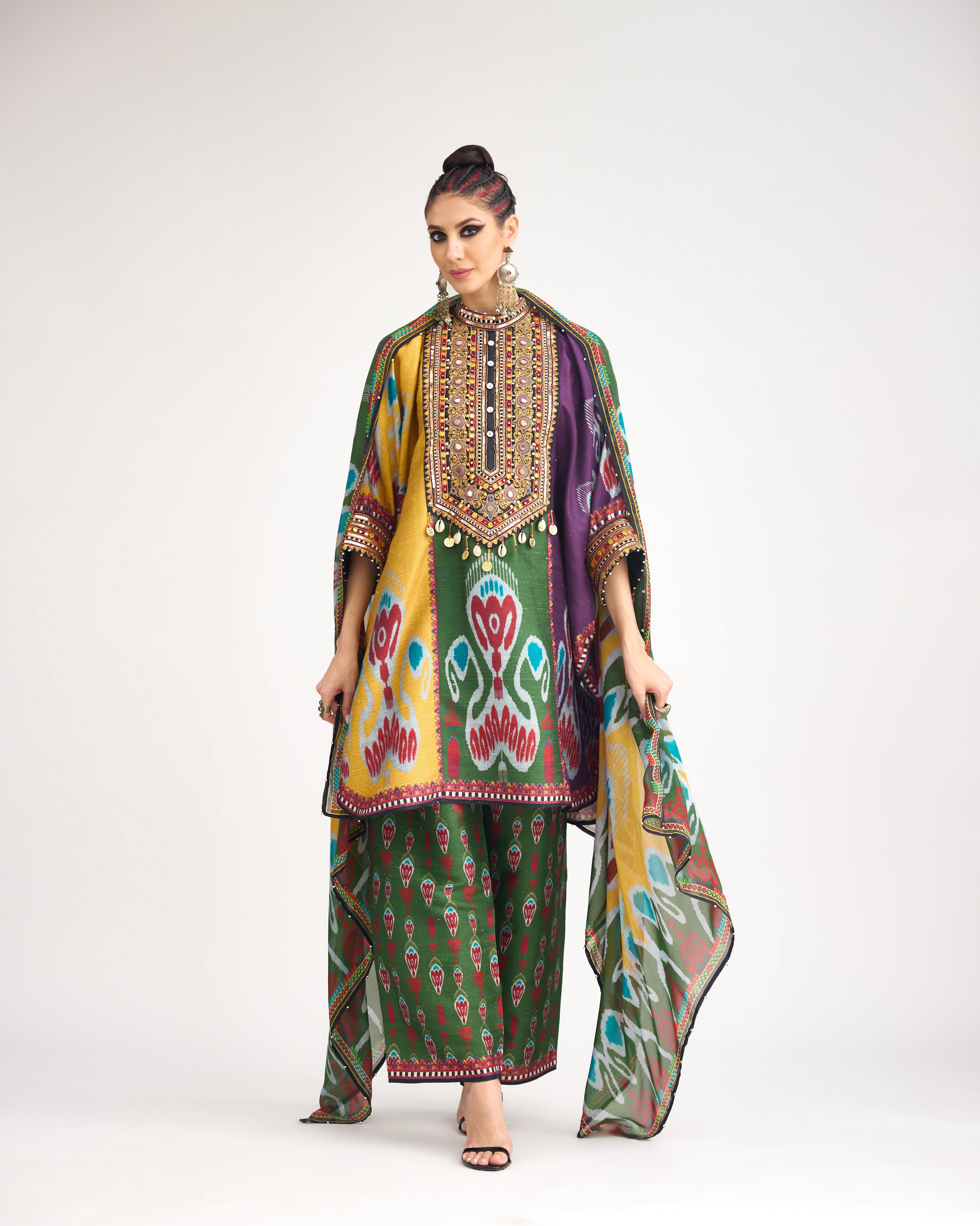 Tangier : Myra - Emerald/Multi