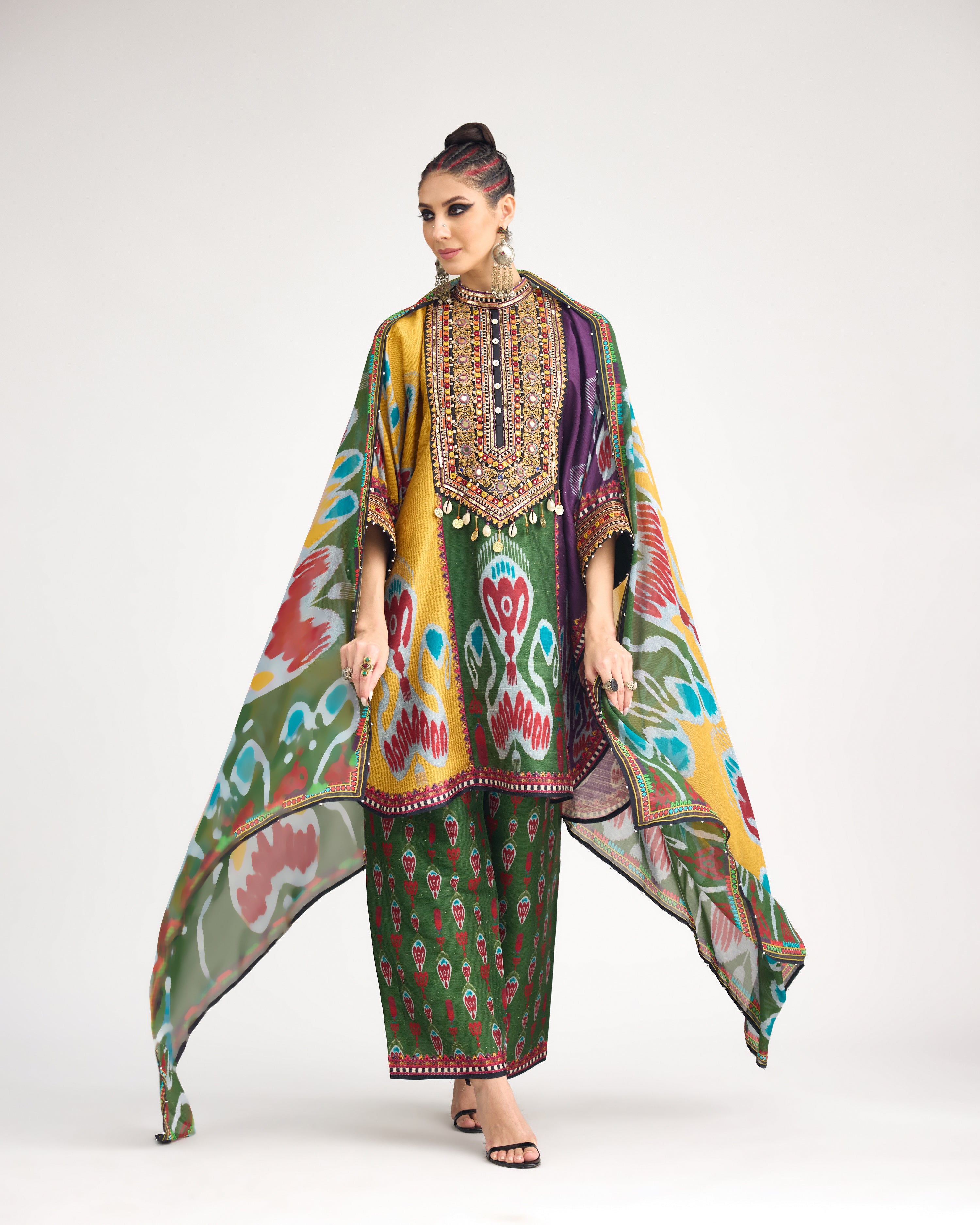 Tangier : Myra - Emerald/Multi