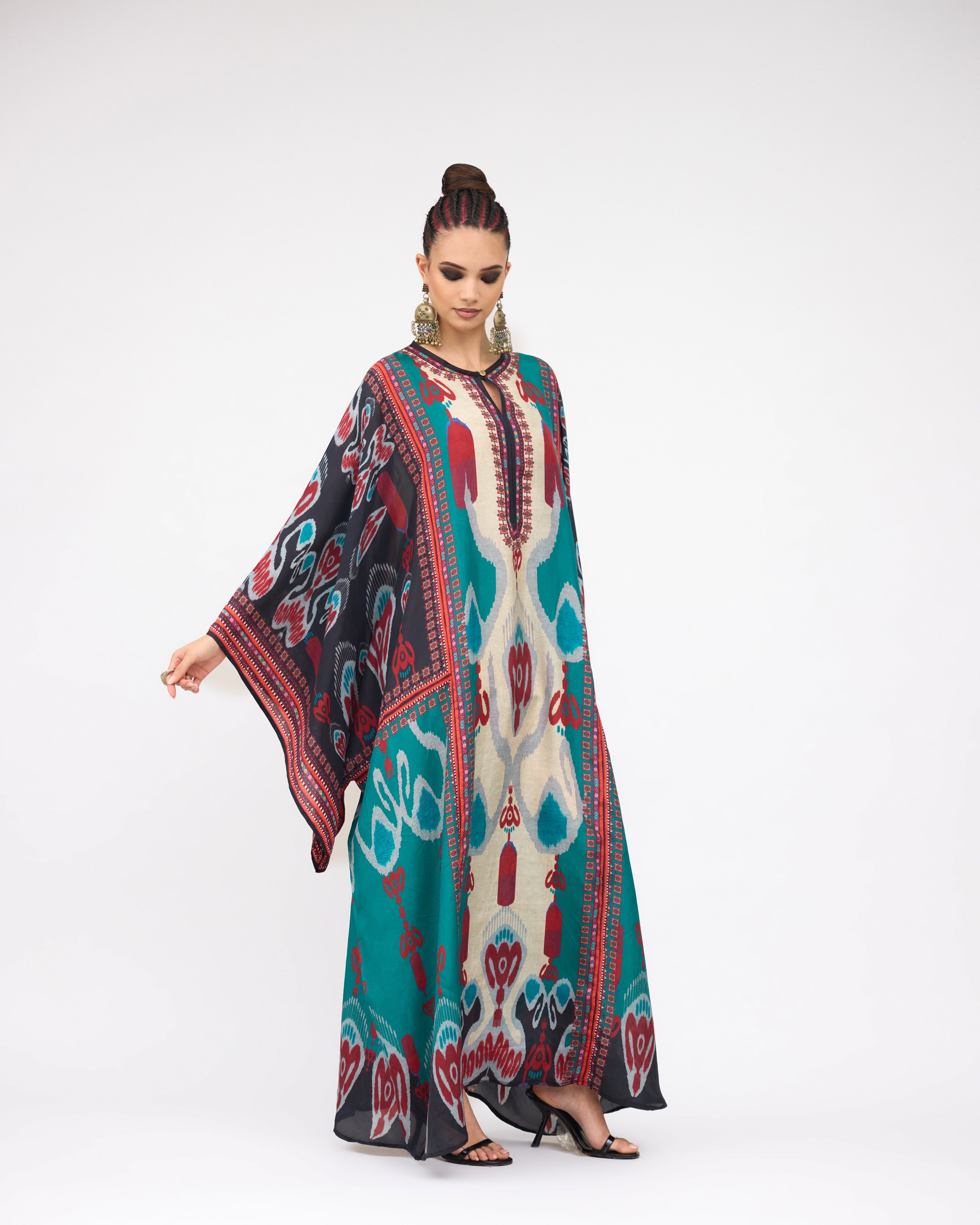 Tangier : Beatrice - Eggshell/Turquose