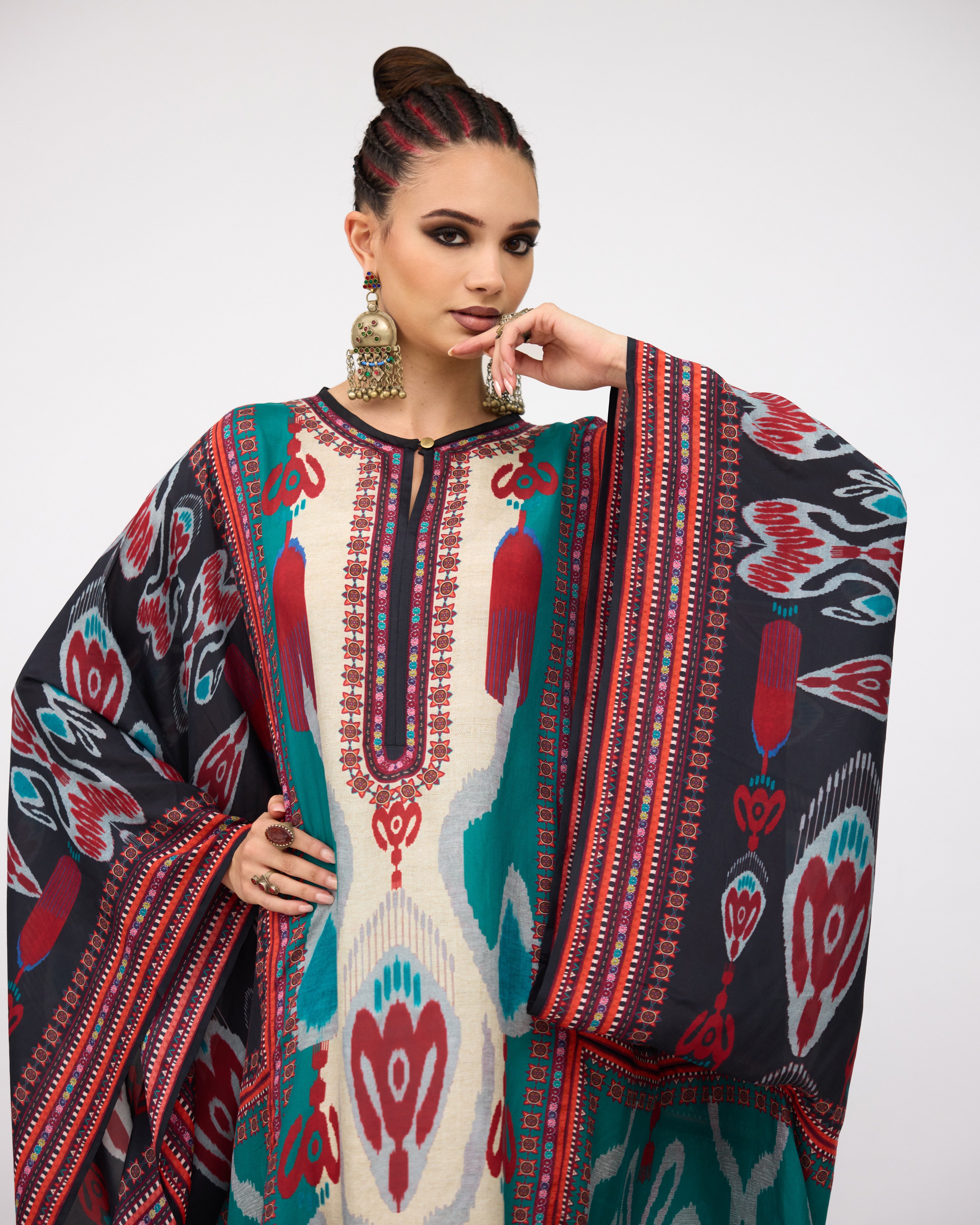 Tangier : Beatrice - Eggshell/Turquose