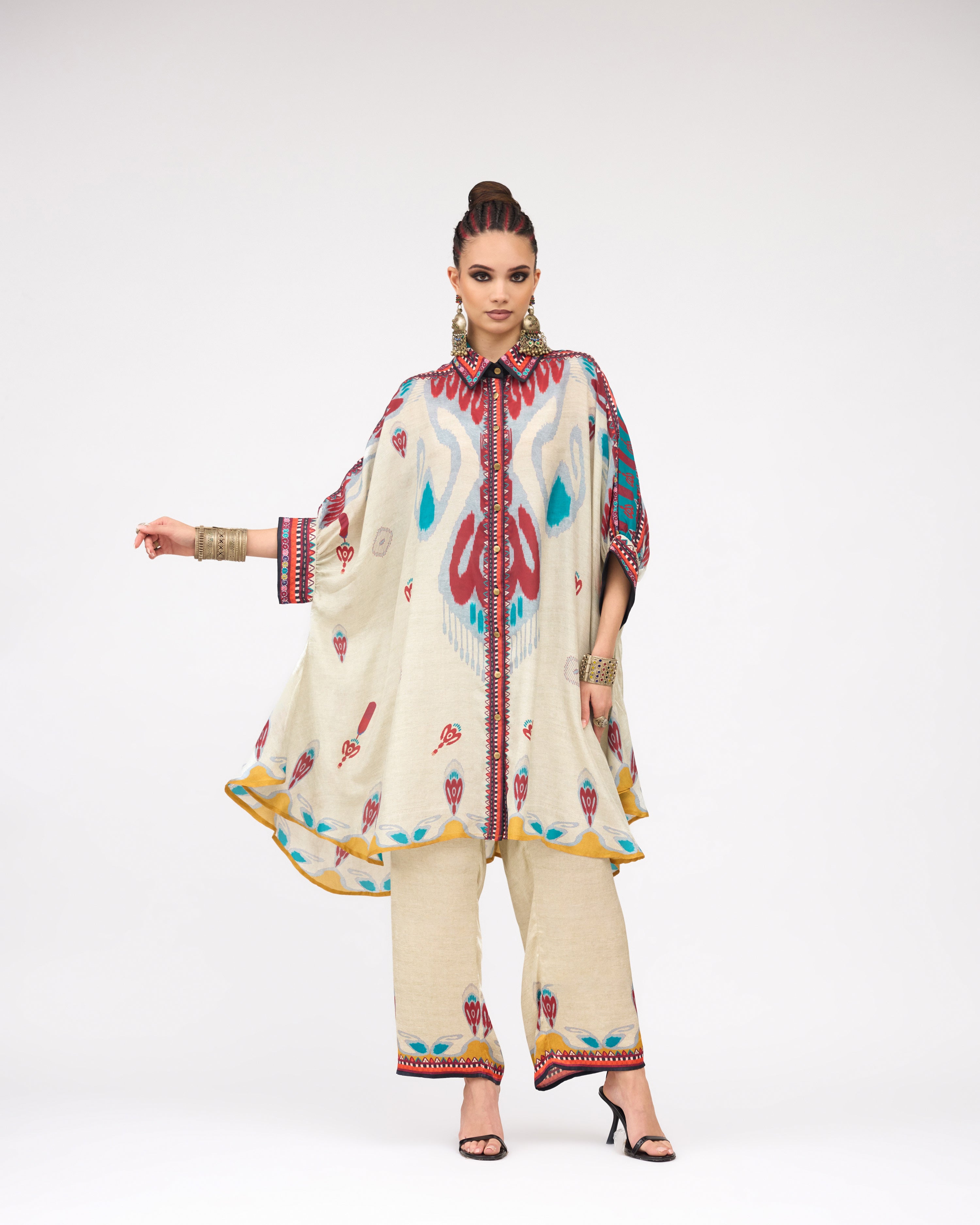 Tangier : Kamara - Eggshell/Multi