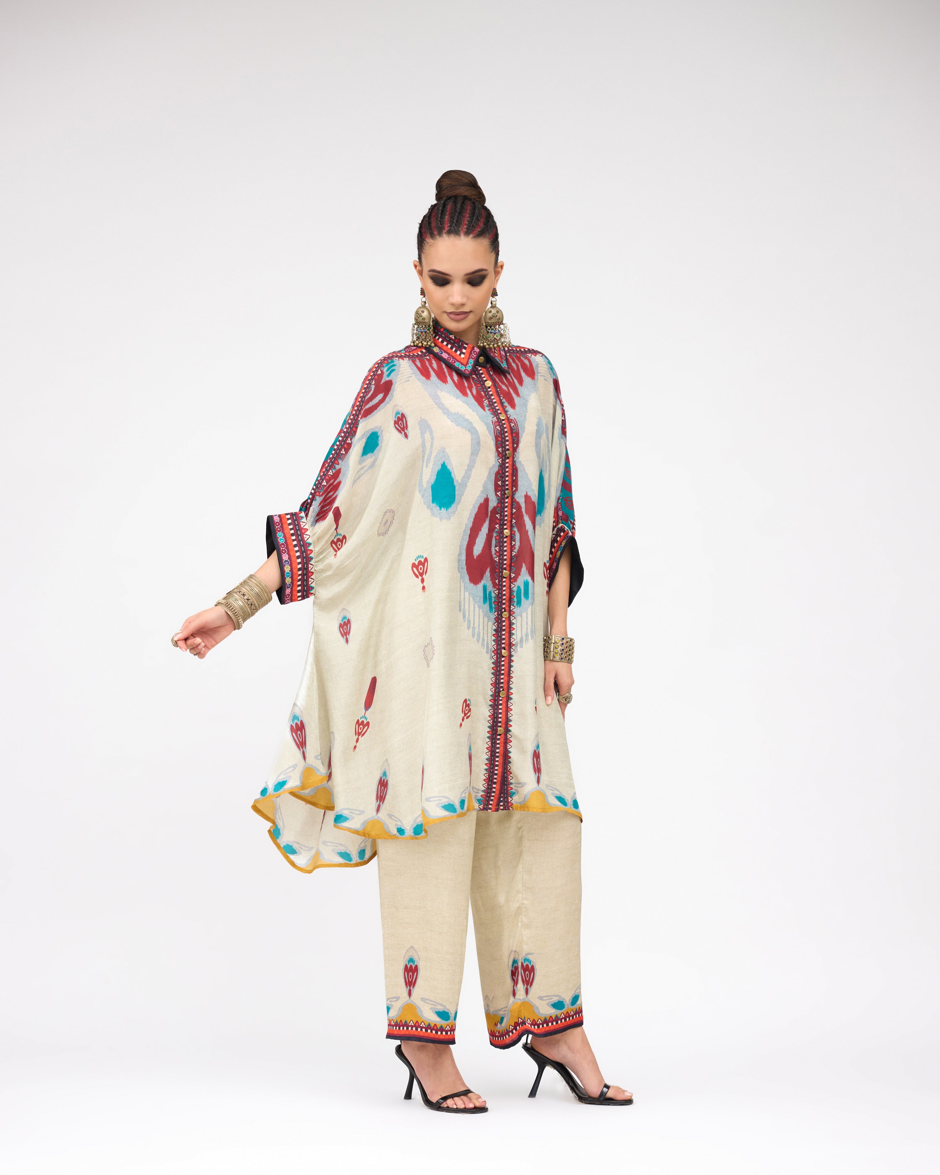 Tangier : Kamara - Eggshell/Multi
