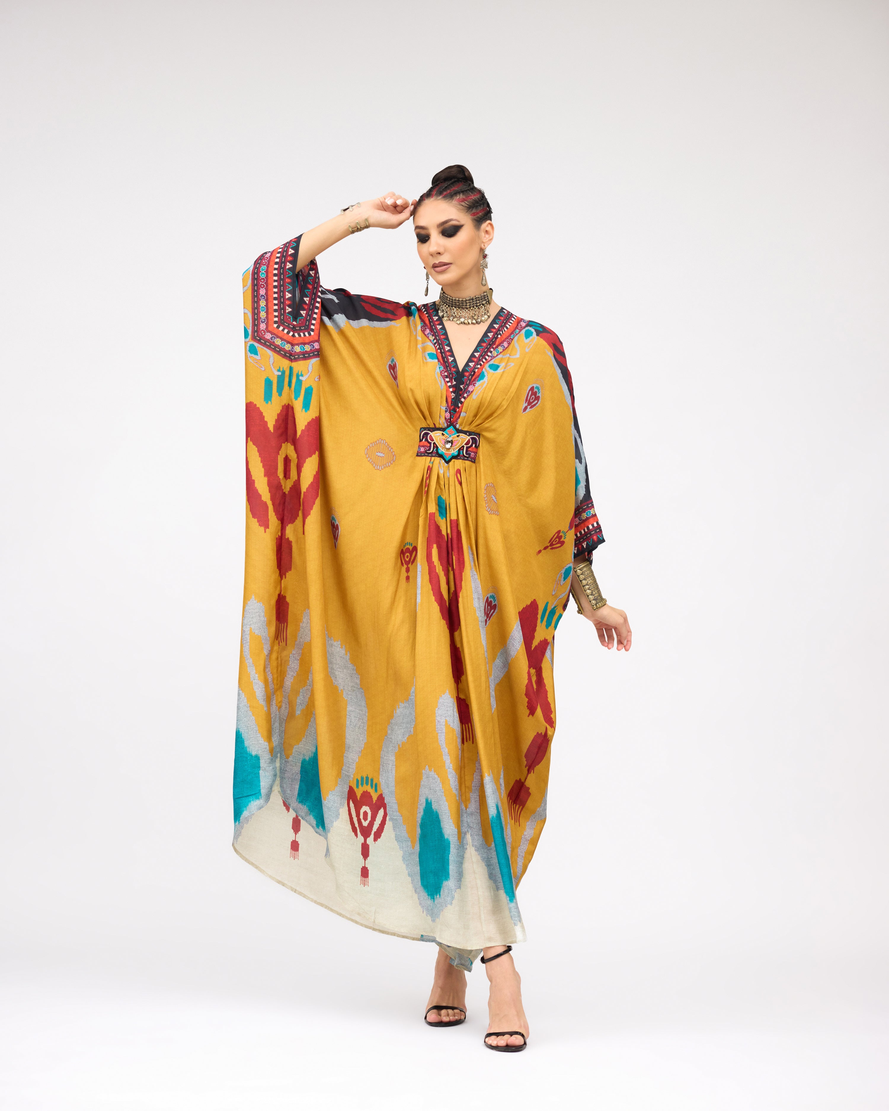 Tangier : Imama - Mustard/Multi