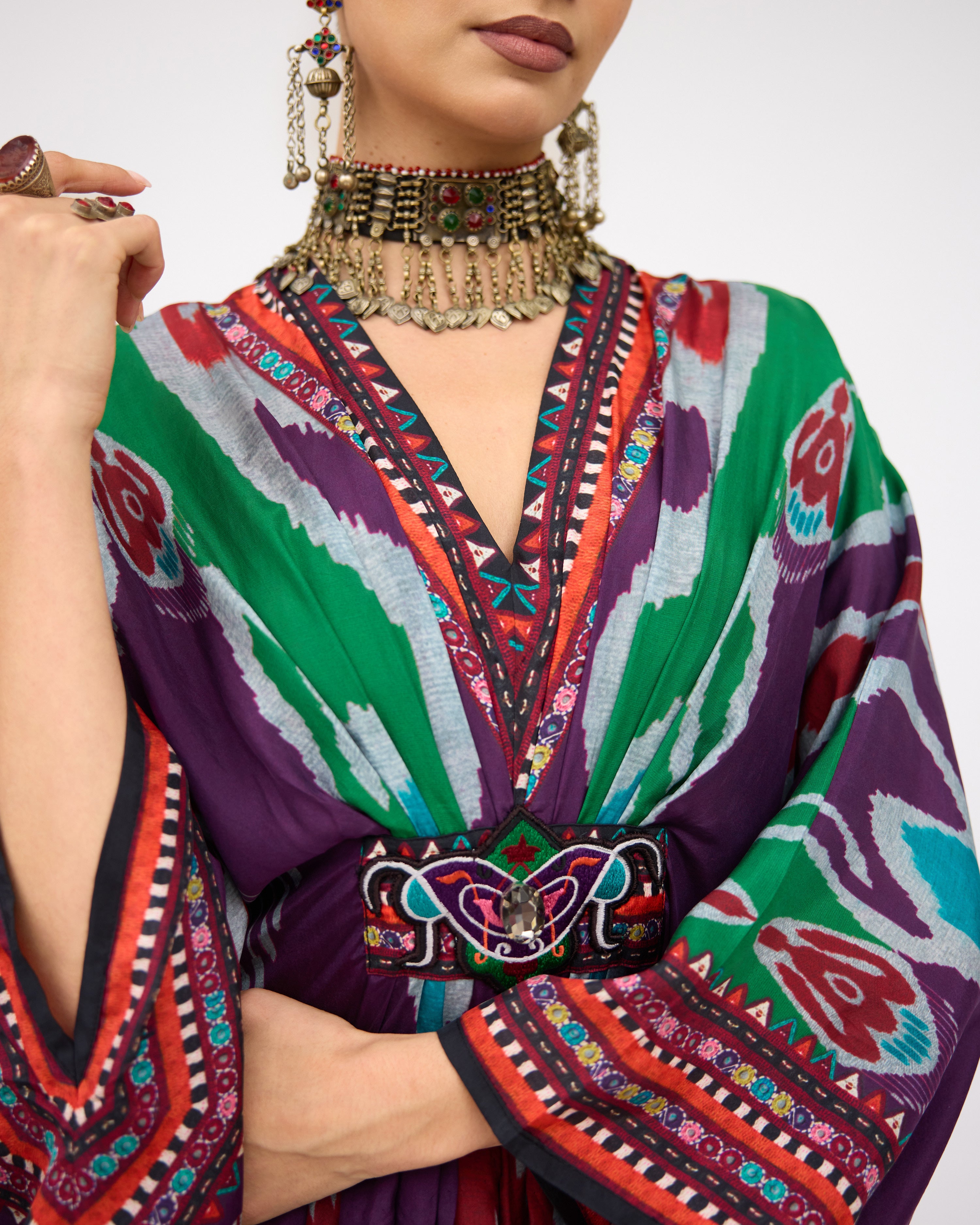 Tangier : Imama - Purple/Multi