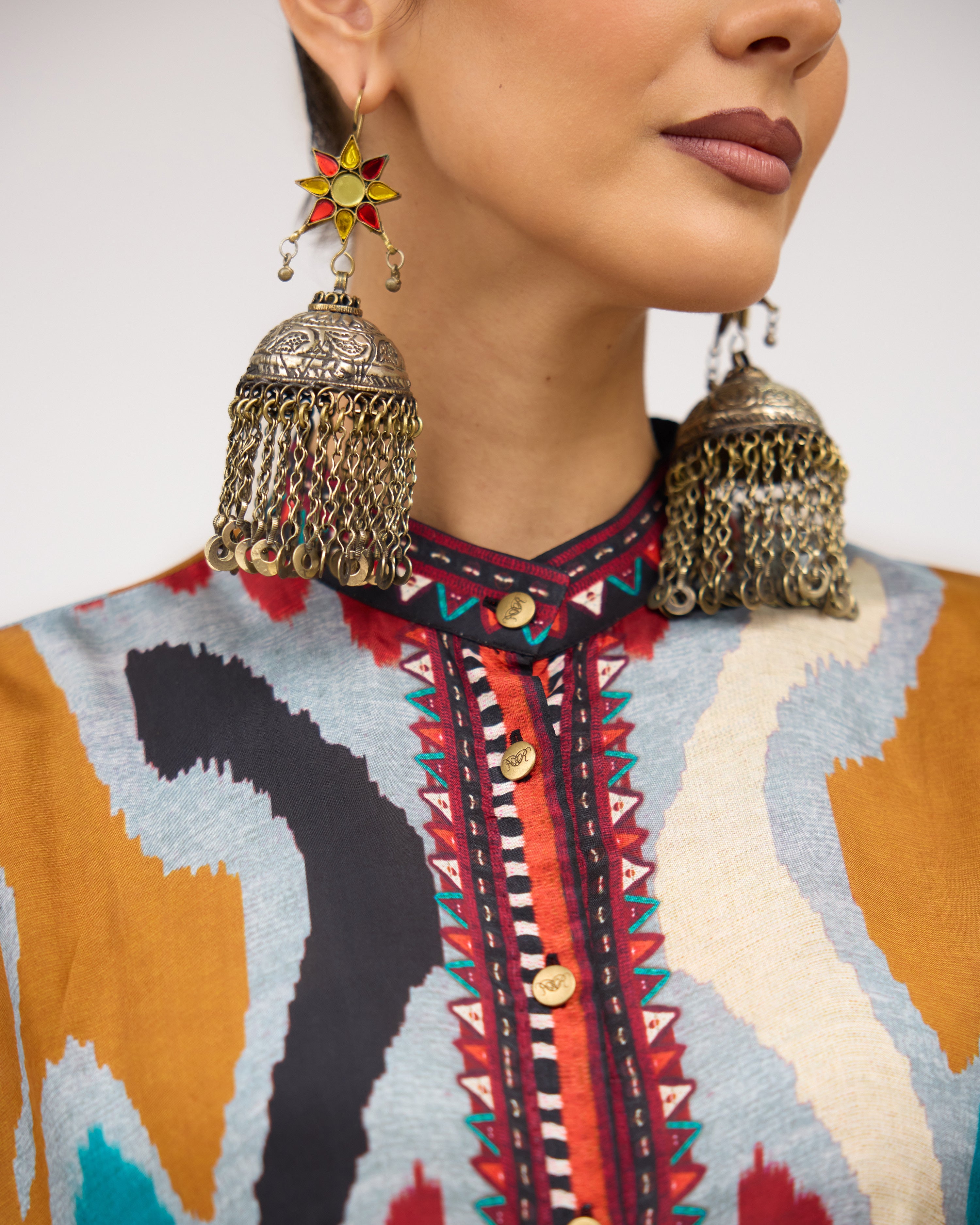 Tangier : Dakota - Mustard/Multi
