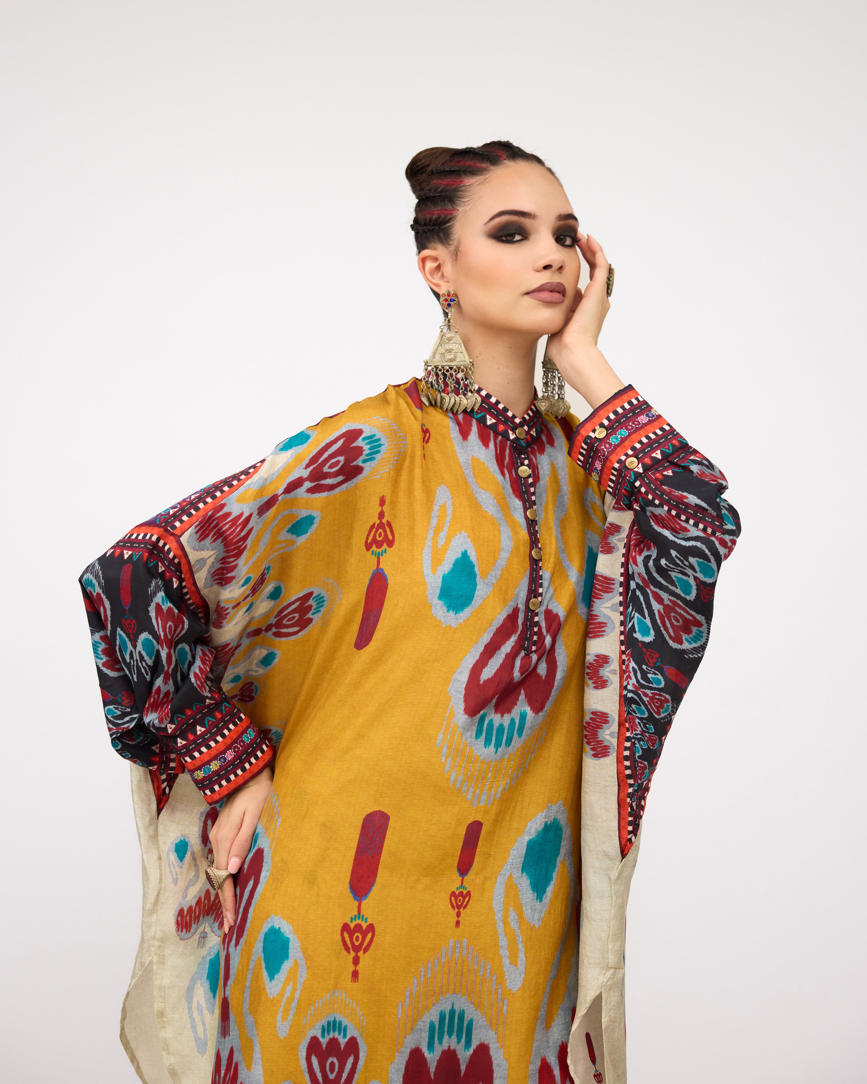Tangier : Mabel - Mustard/Multi