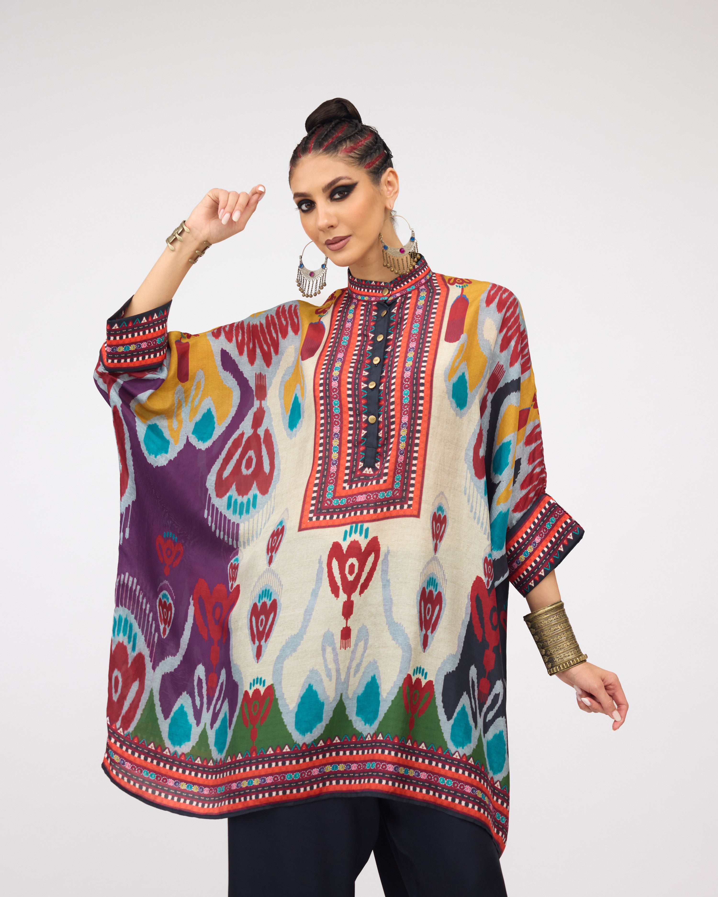 Tangier : Chanel 36" - Eggshell/Multi
