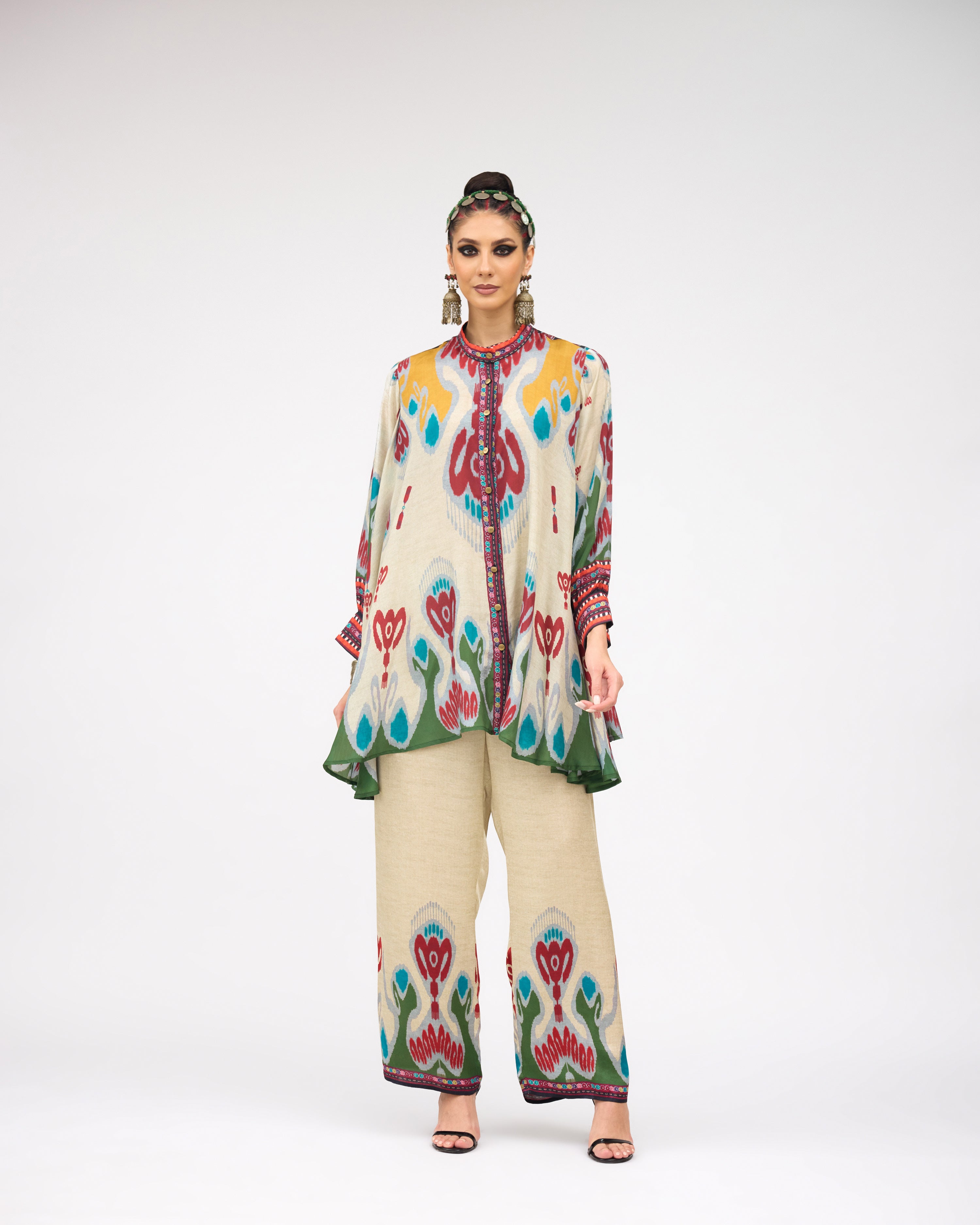 Tangier : Nilofer - Eggshell/Multi