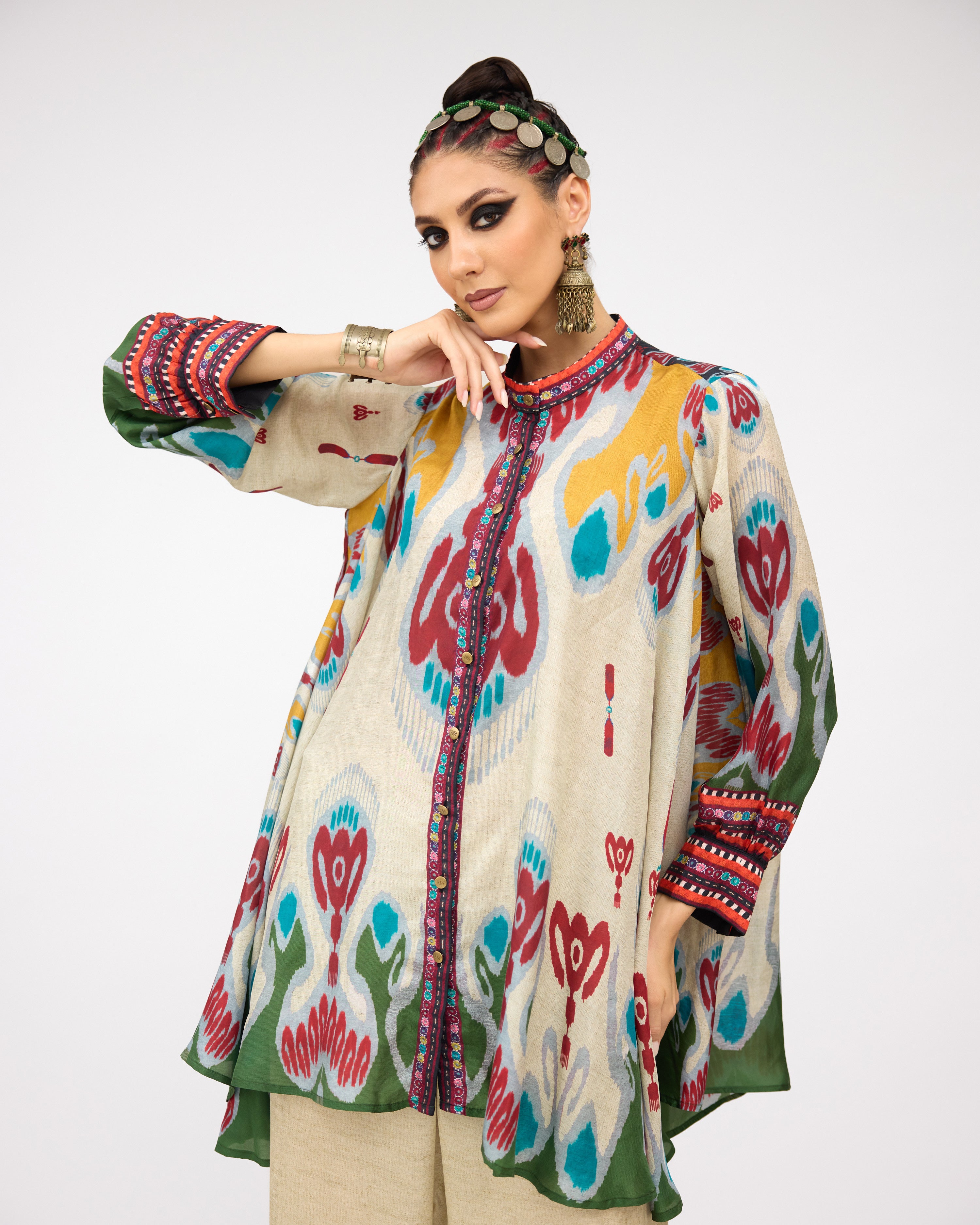 Tangier : Nilofer - Eggshell/Multi
