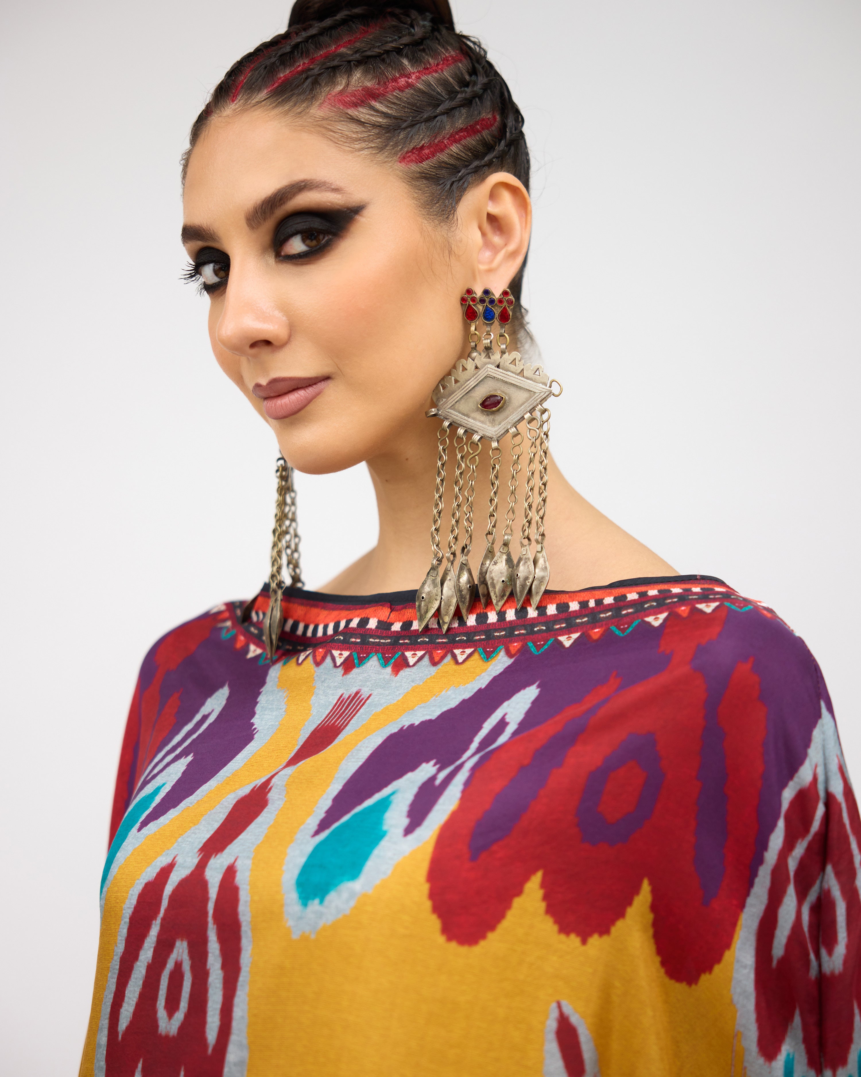 Tangier : Kamini - Mustard/Multi