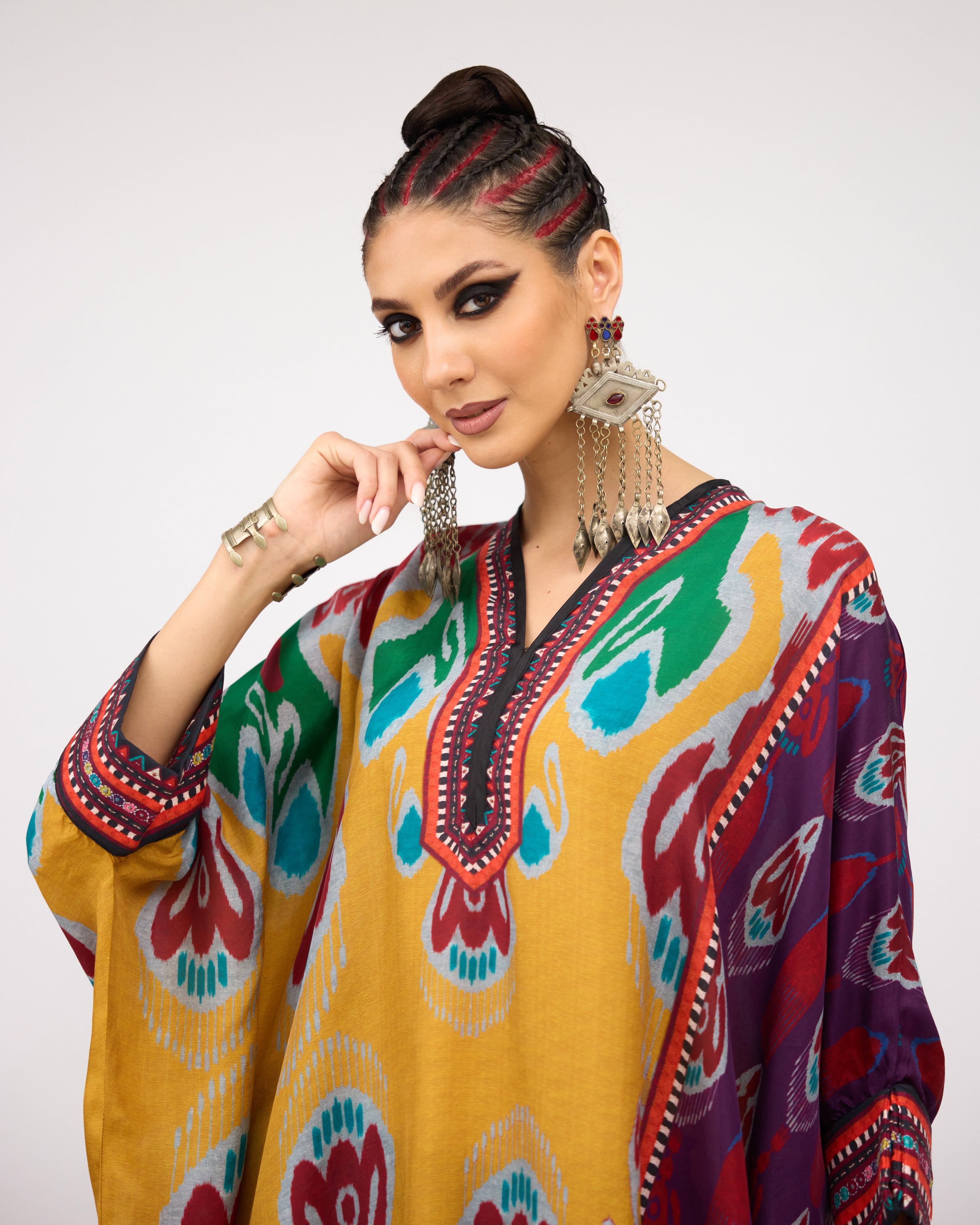 Tangier : Chanel 36" - Mustard/Multi