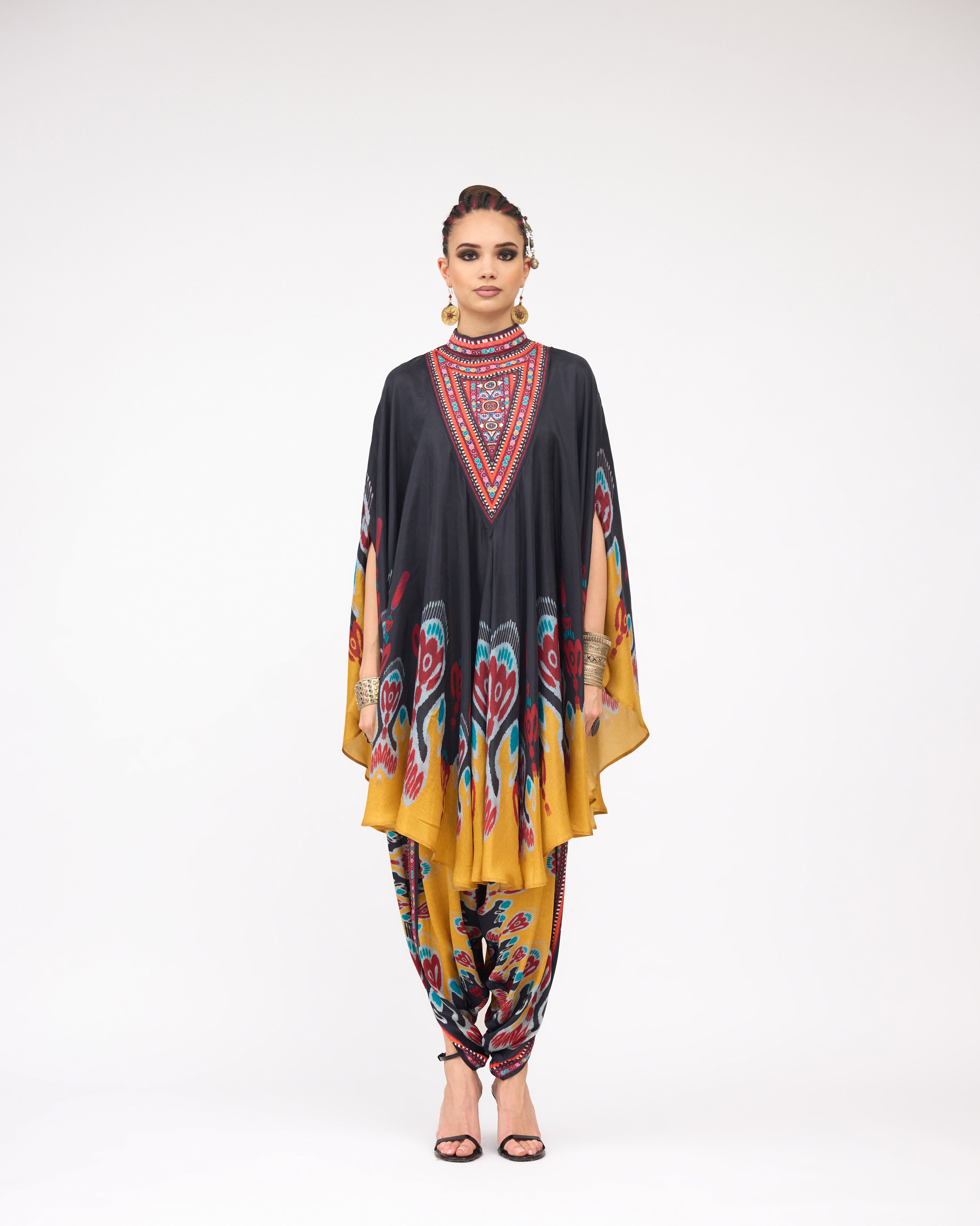 Tangier : Farah - Charcoal/Multi