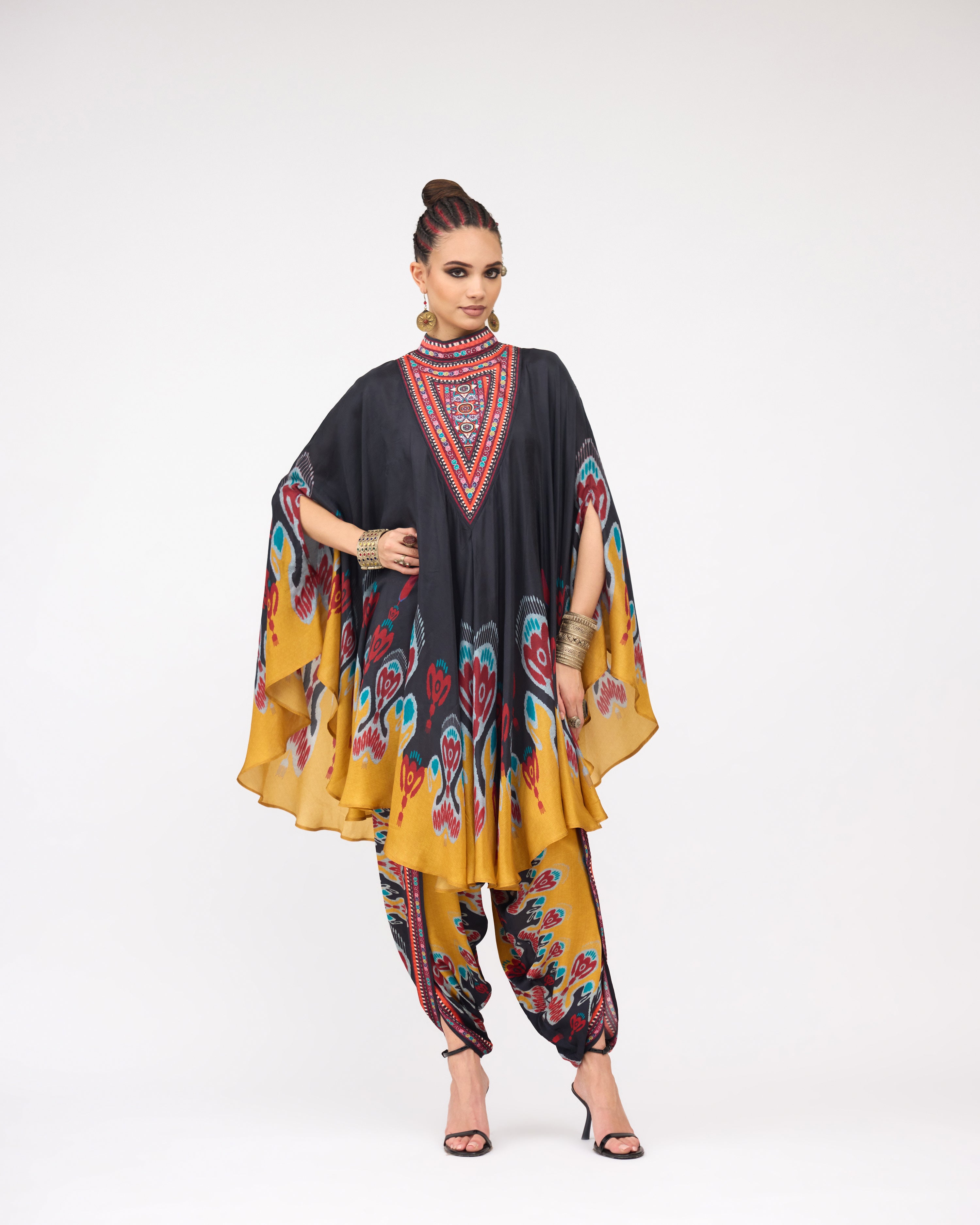 Tangier : Farah - Charcoal/Multi