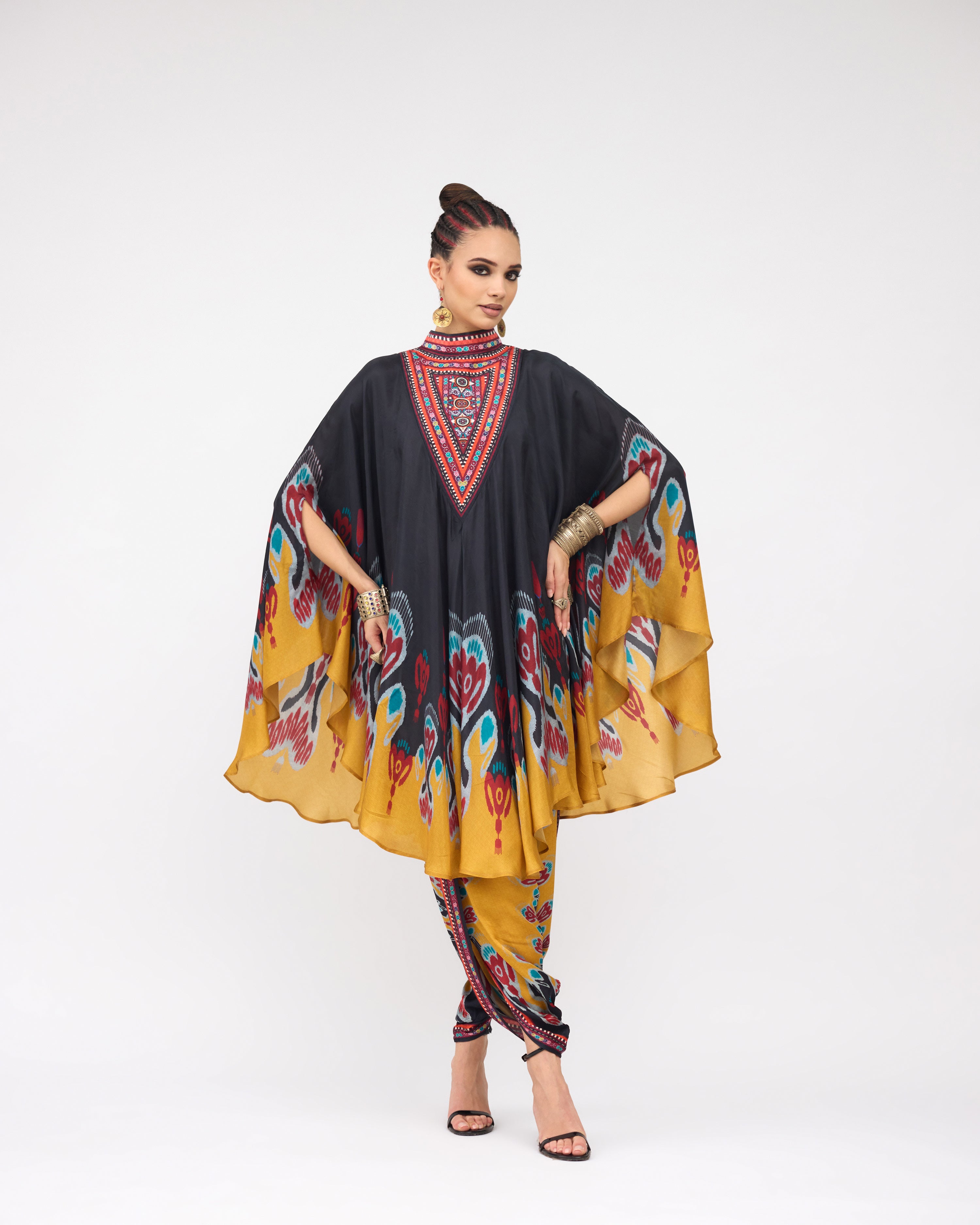 Tangier : Farah - Charcoal/Multi