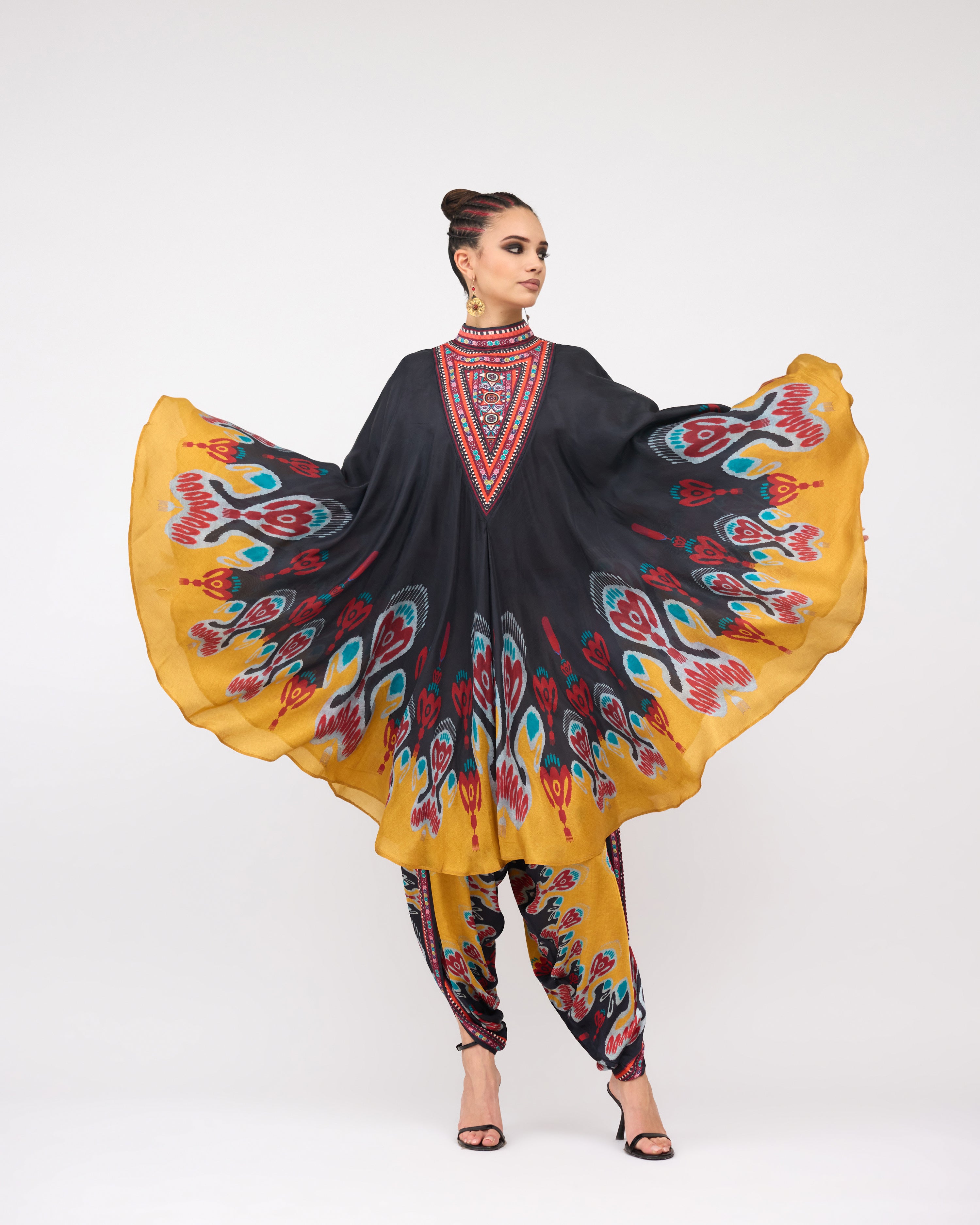 Tangier : Farah - Charcoal/Multi