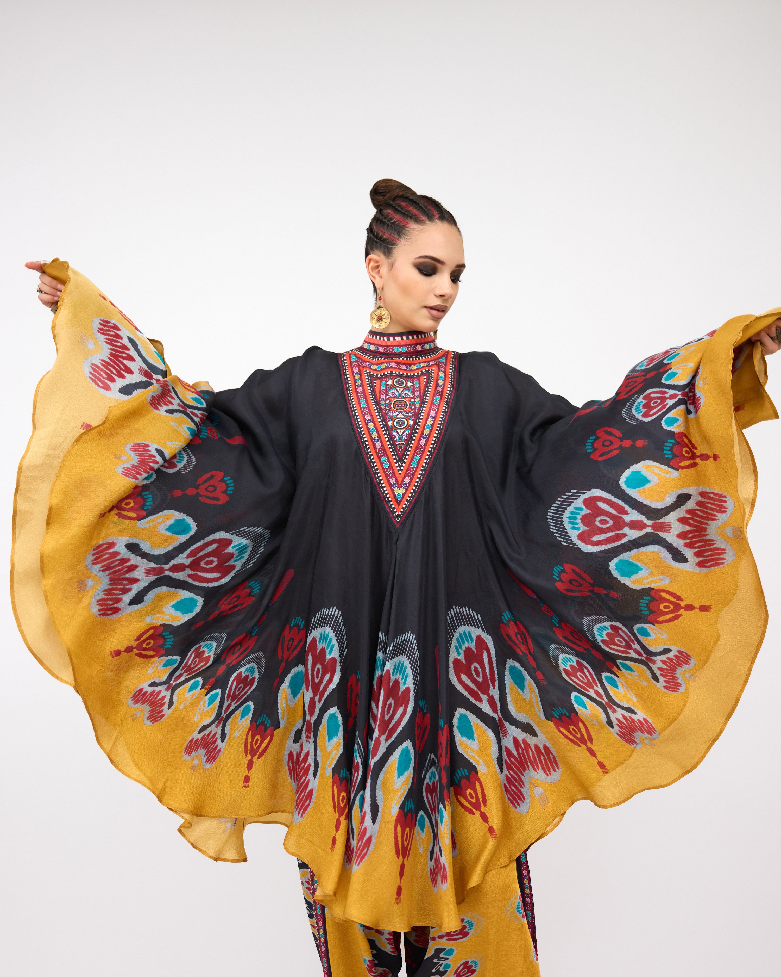 Tangier : Farah - Charcoal/Multi
