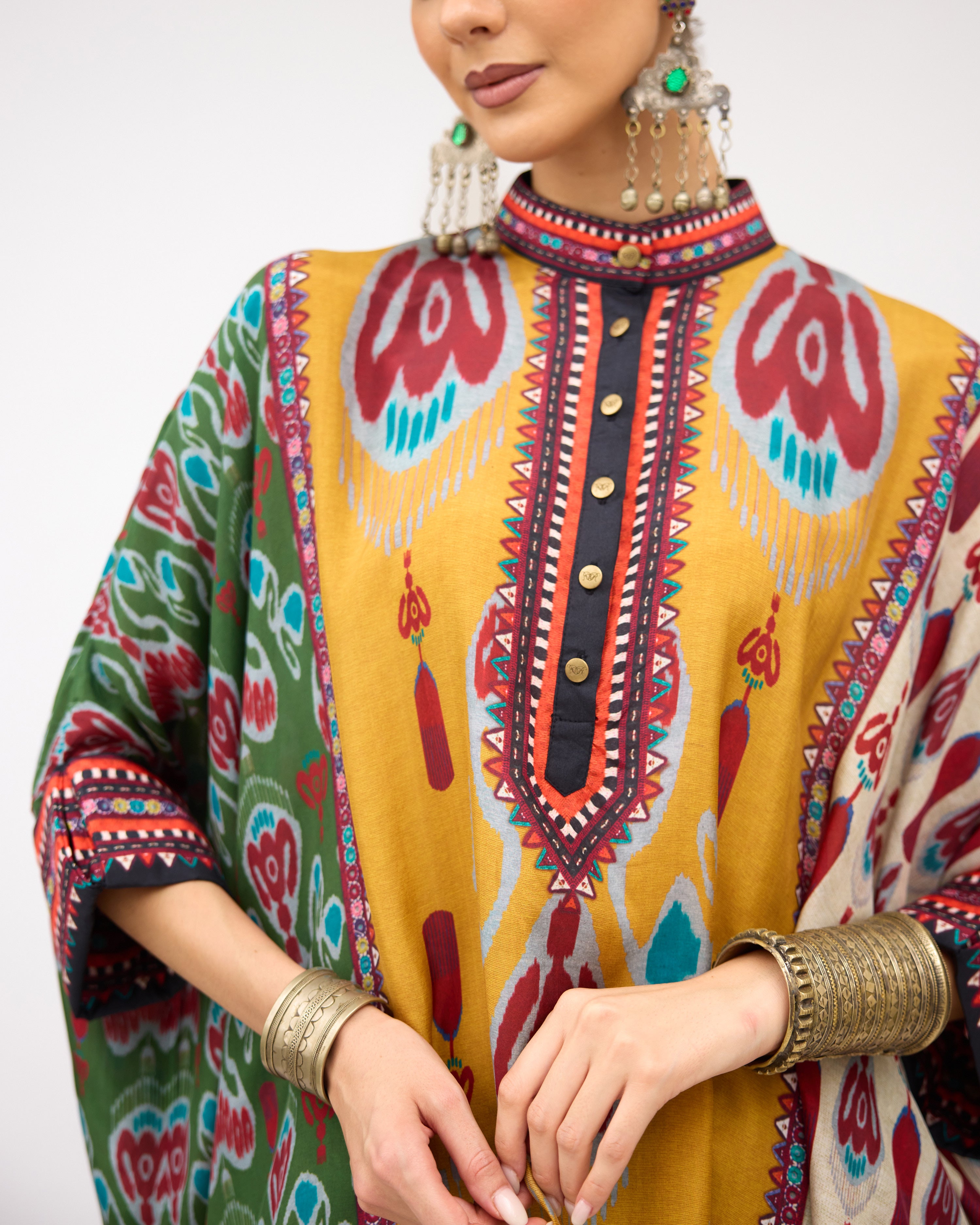 Tangier : Chantelle 42" - Mustard/Multi